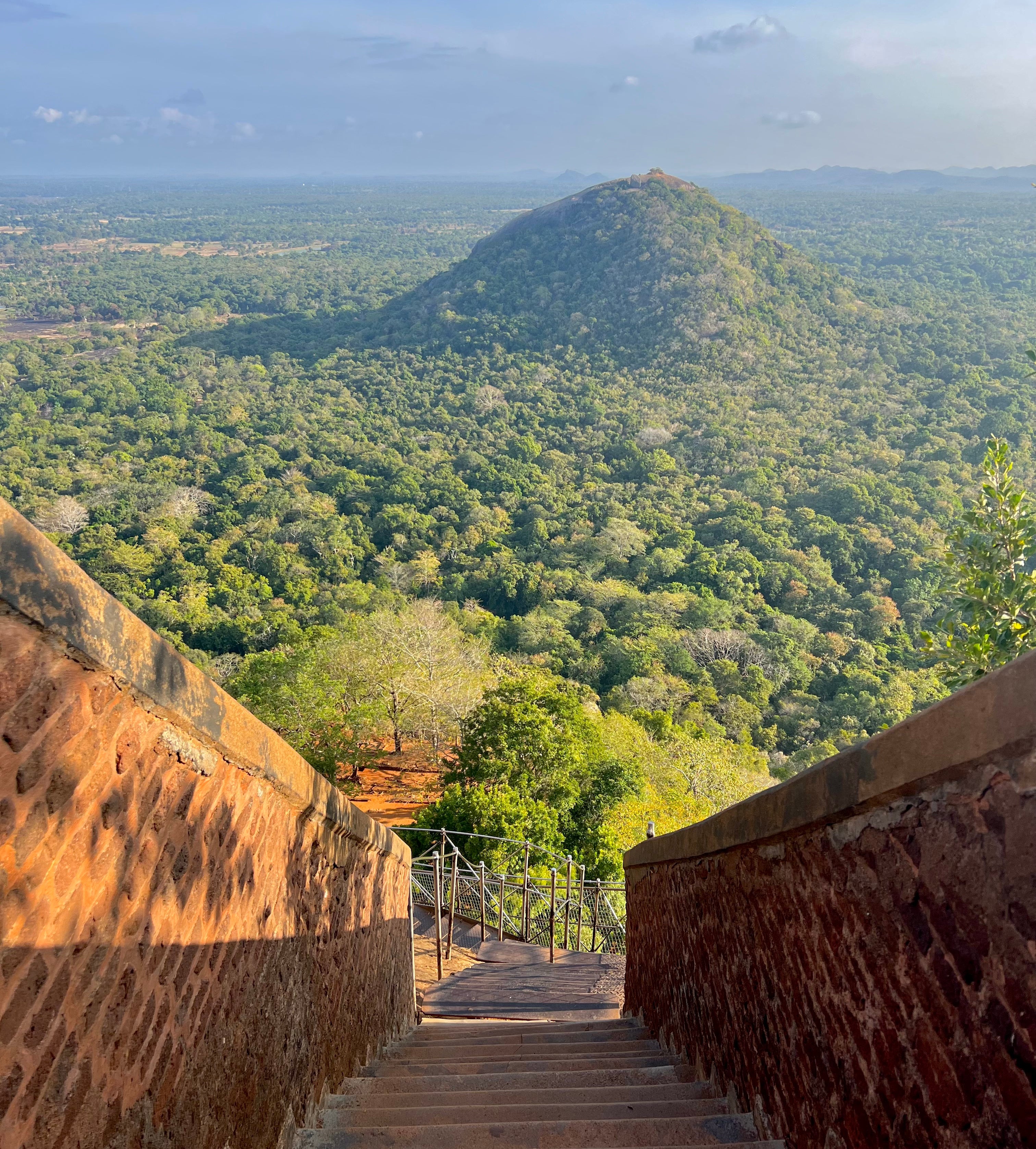 Worth the climb: The magnificant view from Sigiriya