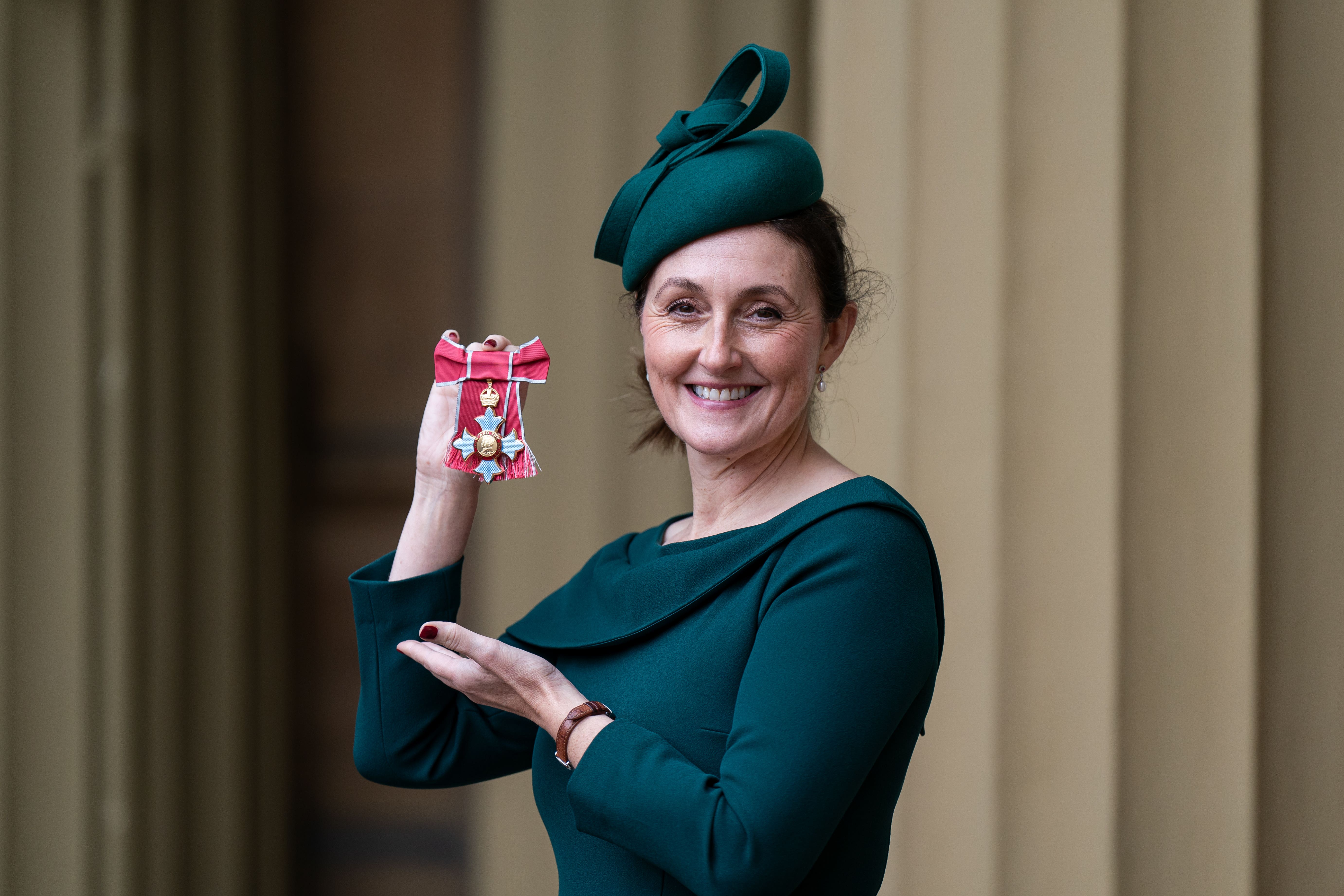 Tanya Steele was honoured for her services to wildlife and the environment (Aaron Chown/PA)