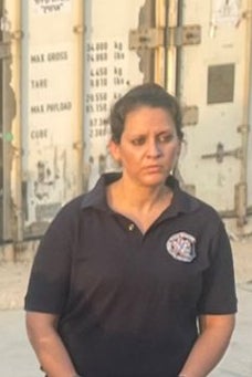 Dr Ilana Engel, a dental specialist working to identify bodies recovered in the wake of the attack by Hamas