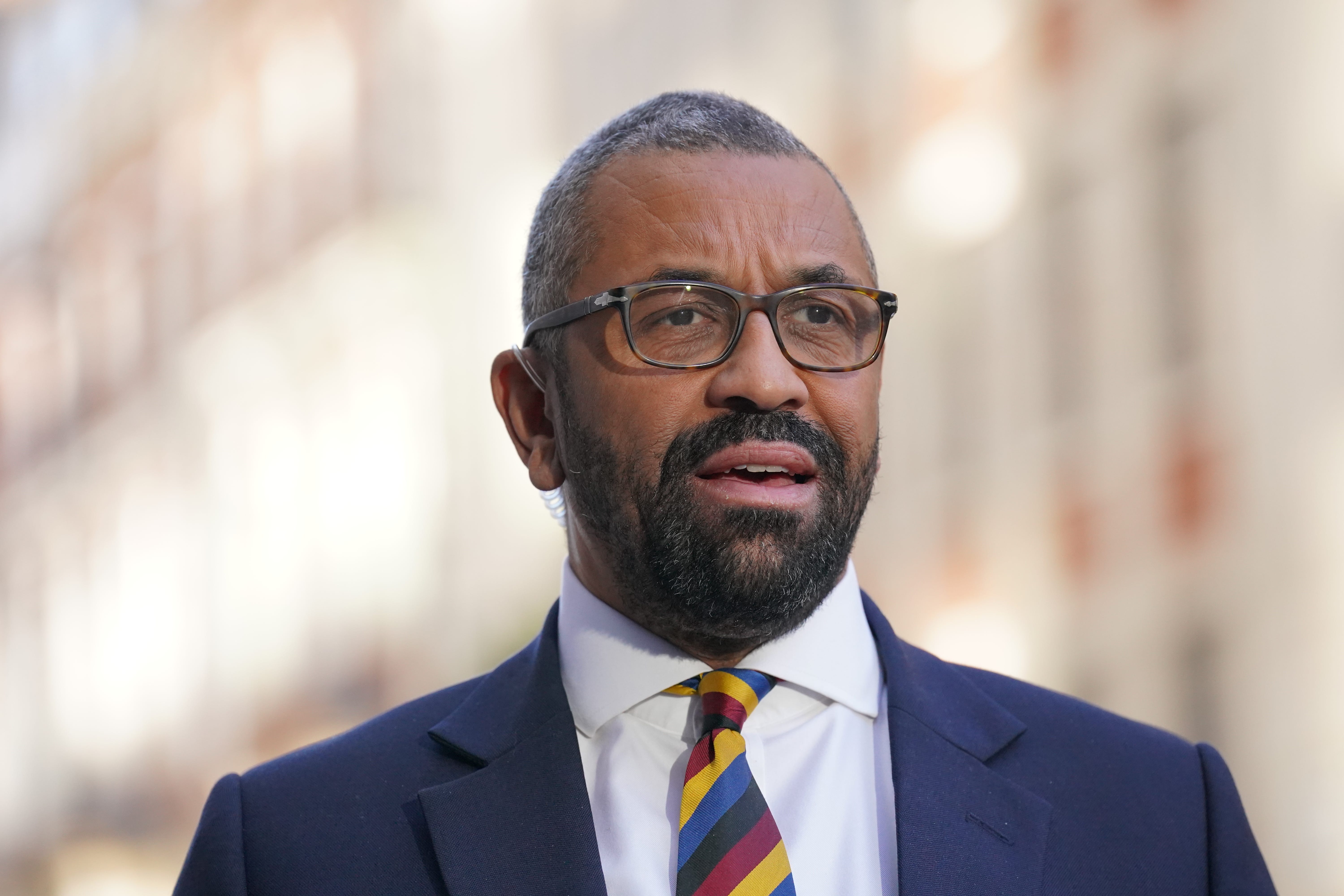 Foreign Secretary James Cleverly (Jonathan Brady/PA)