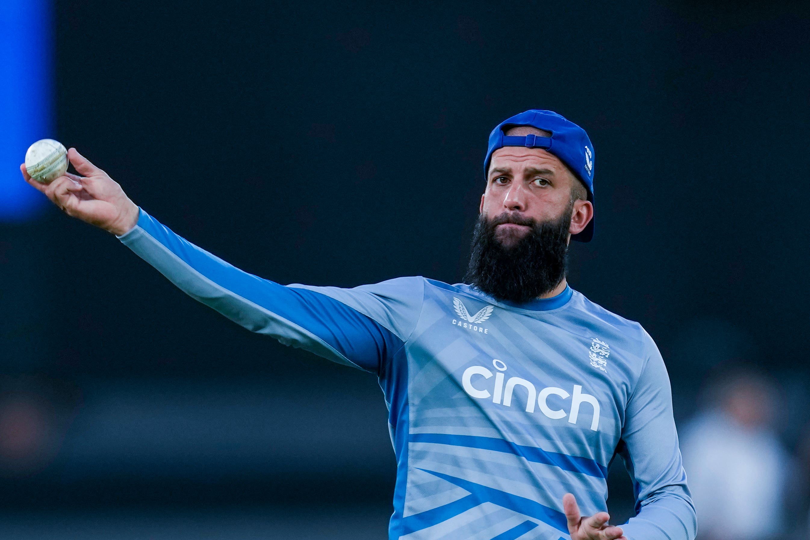 Moeen Ali is set to return to the England team against Sri Lanka (Rafiq Maqbool/AP).