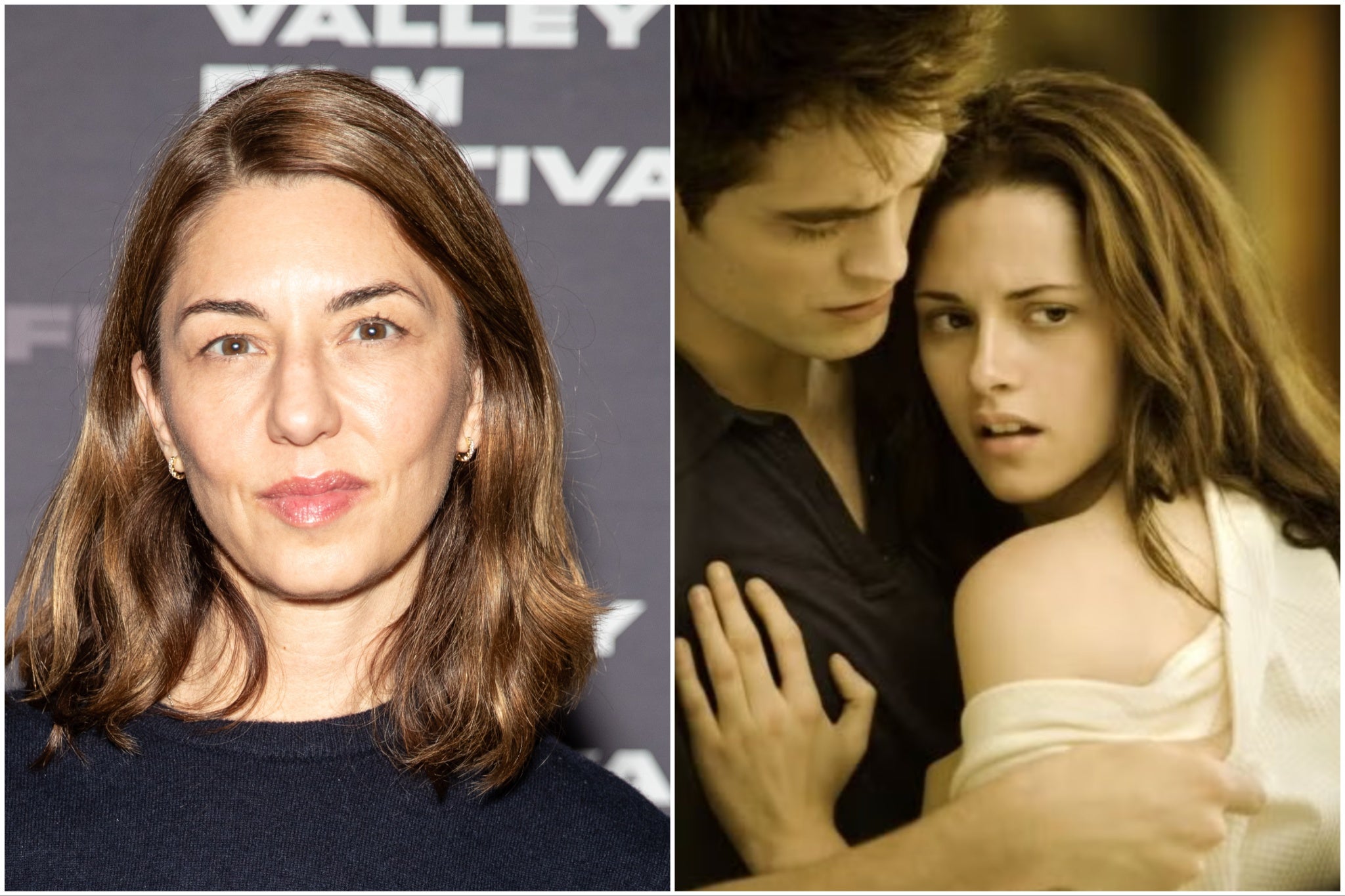 Sofia Coppola and Robert Pattinson and Kristen Stewart in ‘Breaking Dawn – Part 1’