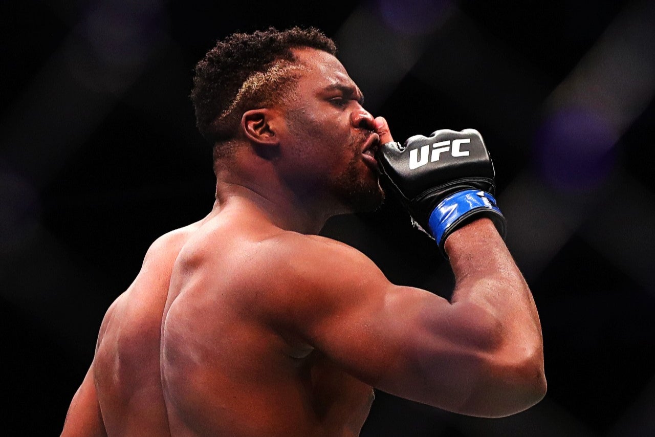 Francis Ngannou during his mesmerising UFC run