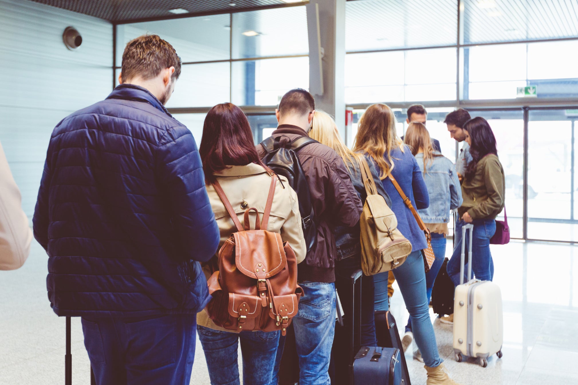 It’s got to be sweater over sports bra, according to one traveller