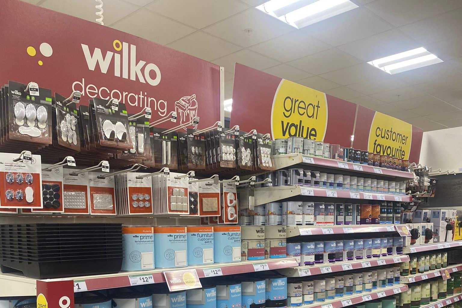 The Range is to start selling Wilko products in shops from Friday (The Range/PA)