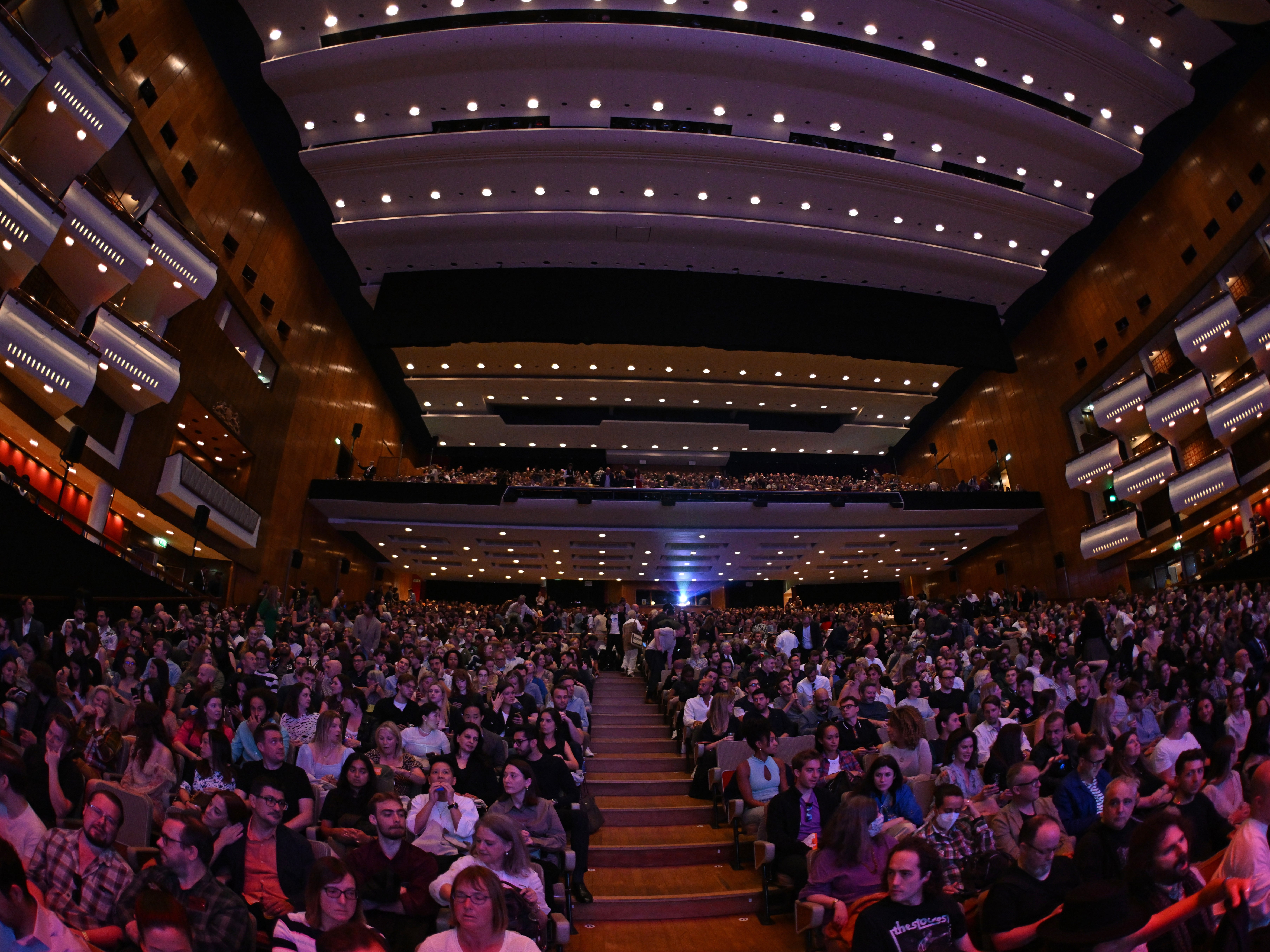 A general view ahead of the ‘Killers of the Flower Moon’ headline gala premiere during the 67th BFI London Film Festival at The Royal Festival Hall on 7 October 2023 in London, England