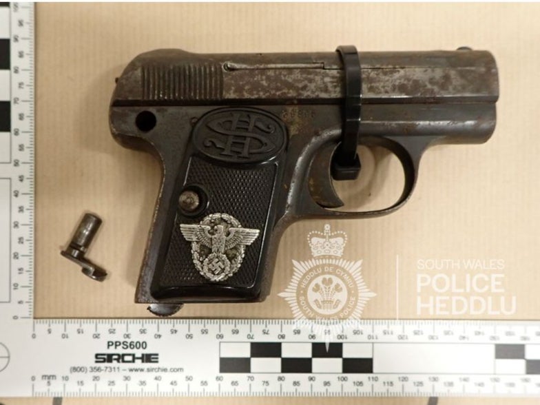 A gun used by a gang led by Fortune Lawson