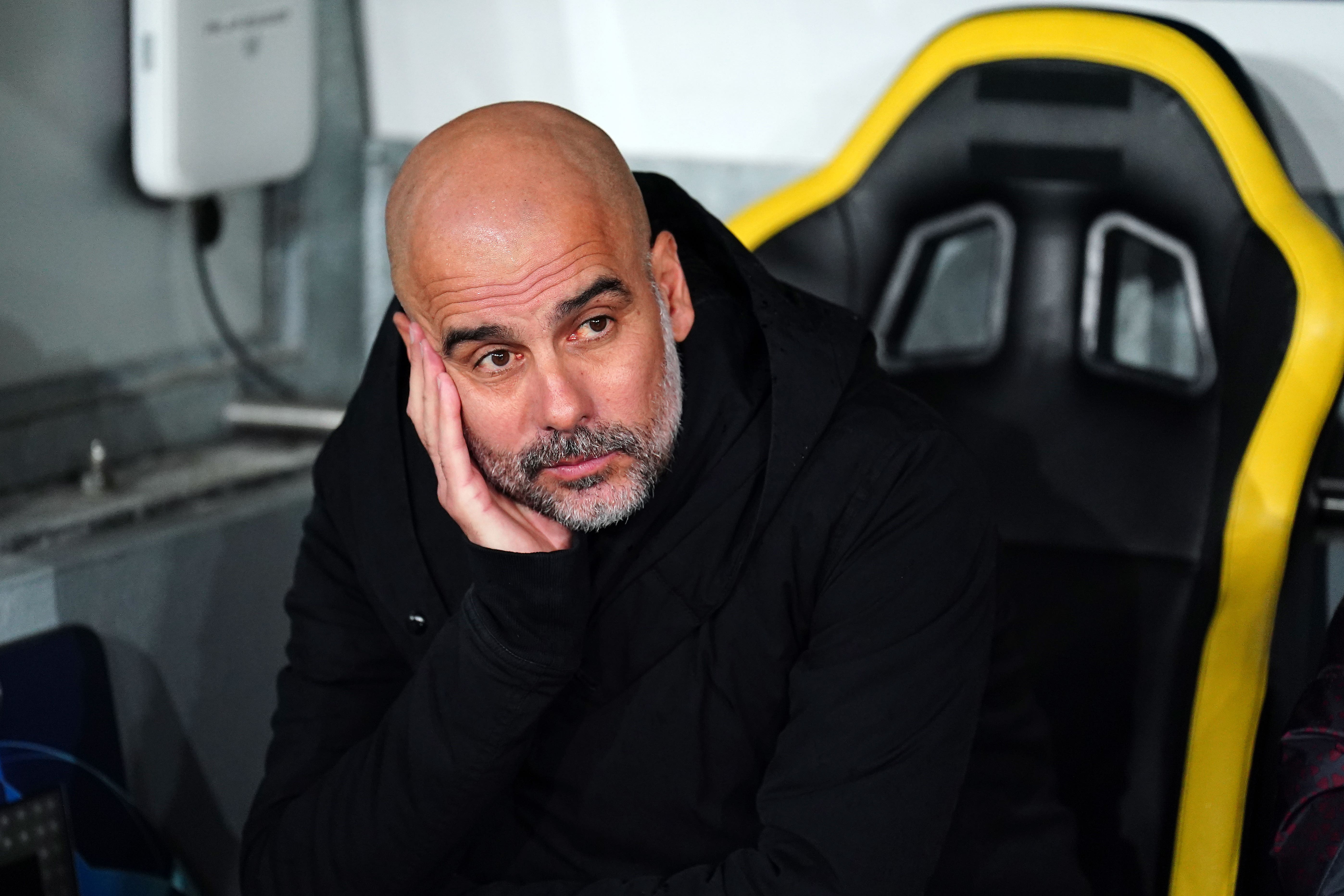 Manchester City manager Pep Guardiola (Zac Goodwin/PA)