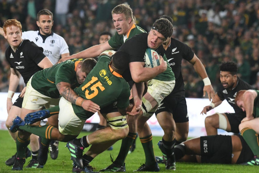 The Spingboks and All Blacks will do battle in the Rugby World Cup final