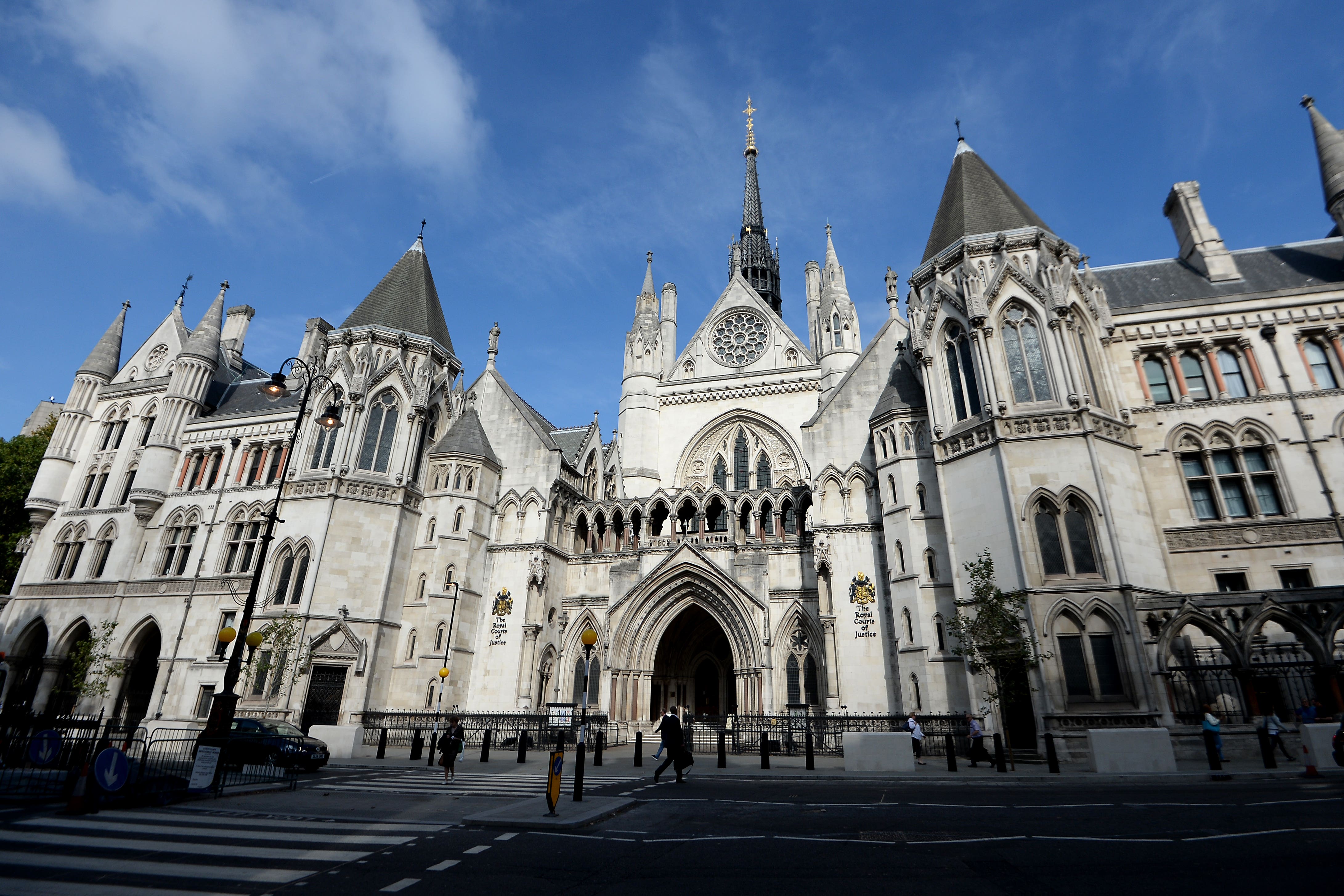 The Royal Courts of Justice on The Strand in London (Andrew Matthews/PA)