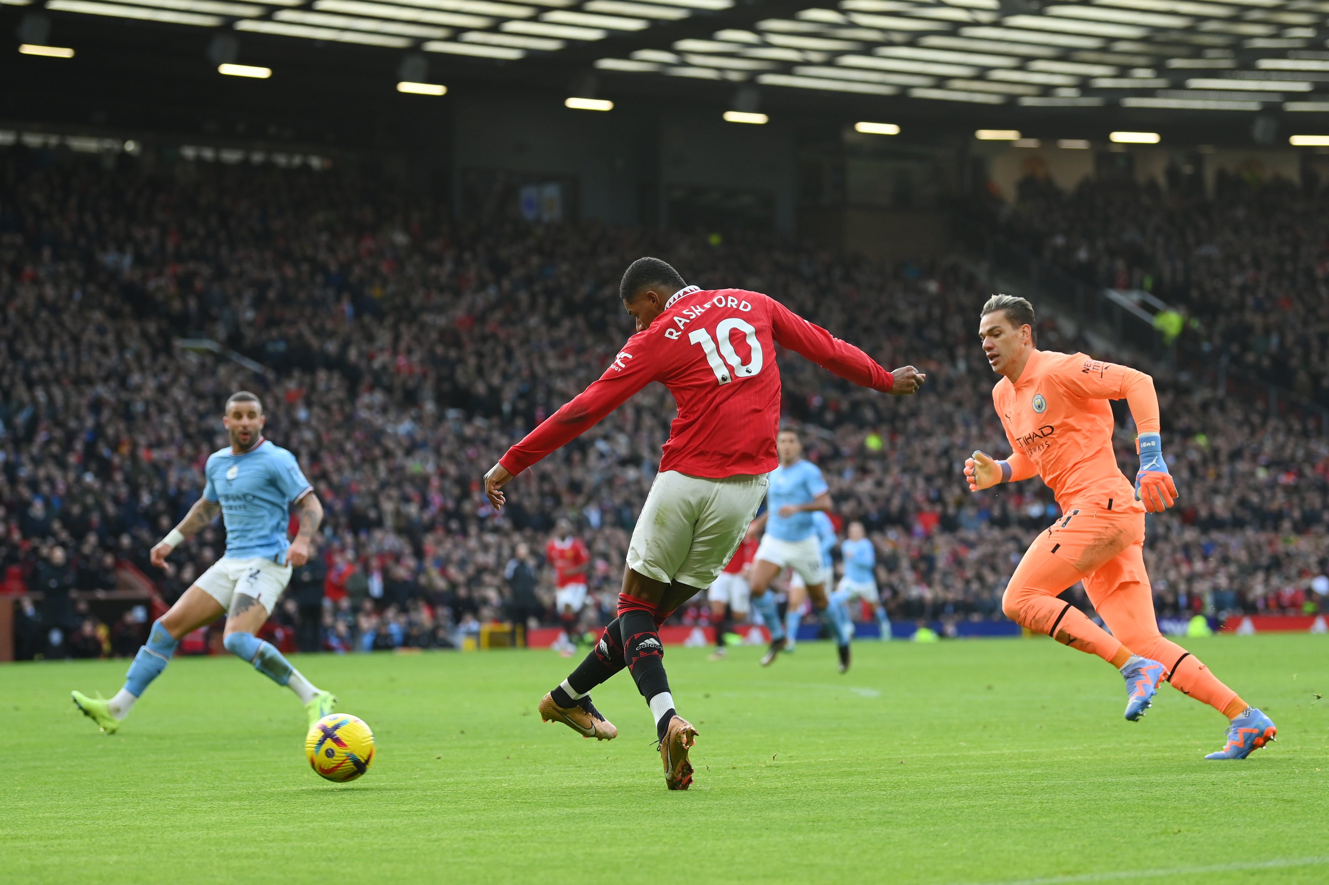 Rashford scored the winner in last season’s Old Trafford derby