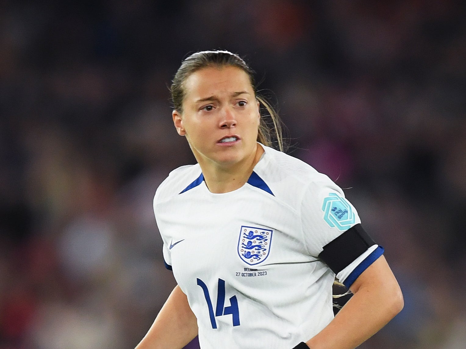 Fran Kirby of England looks on during the UEFA Women's Nations League match