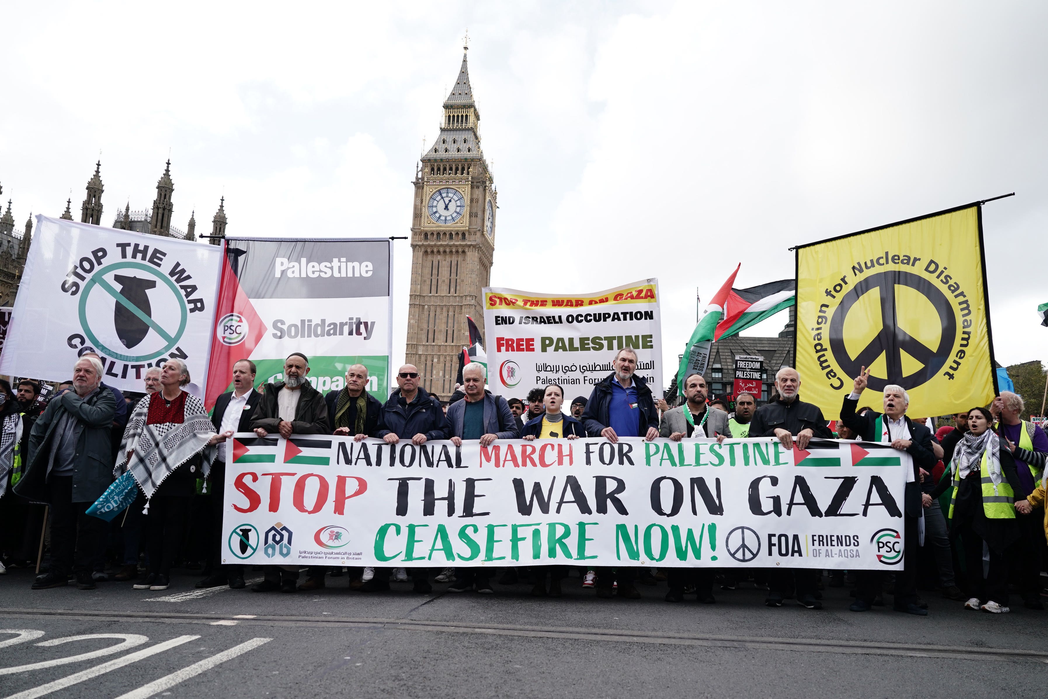 Police and protesters have clashed (Jordan Pettitt/PA)