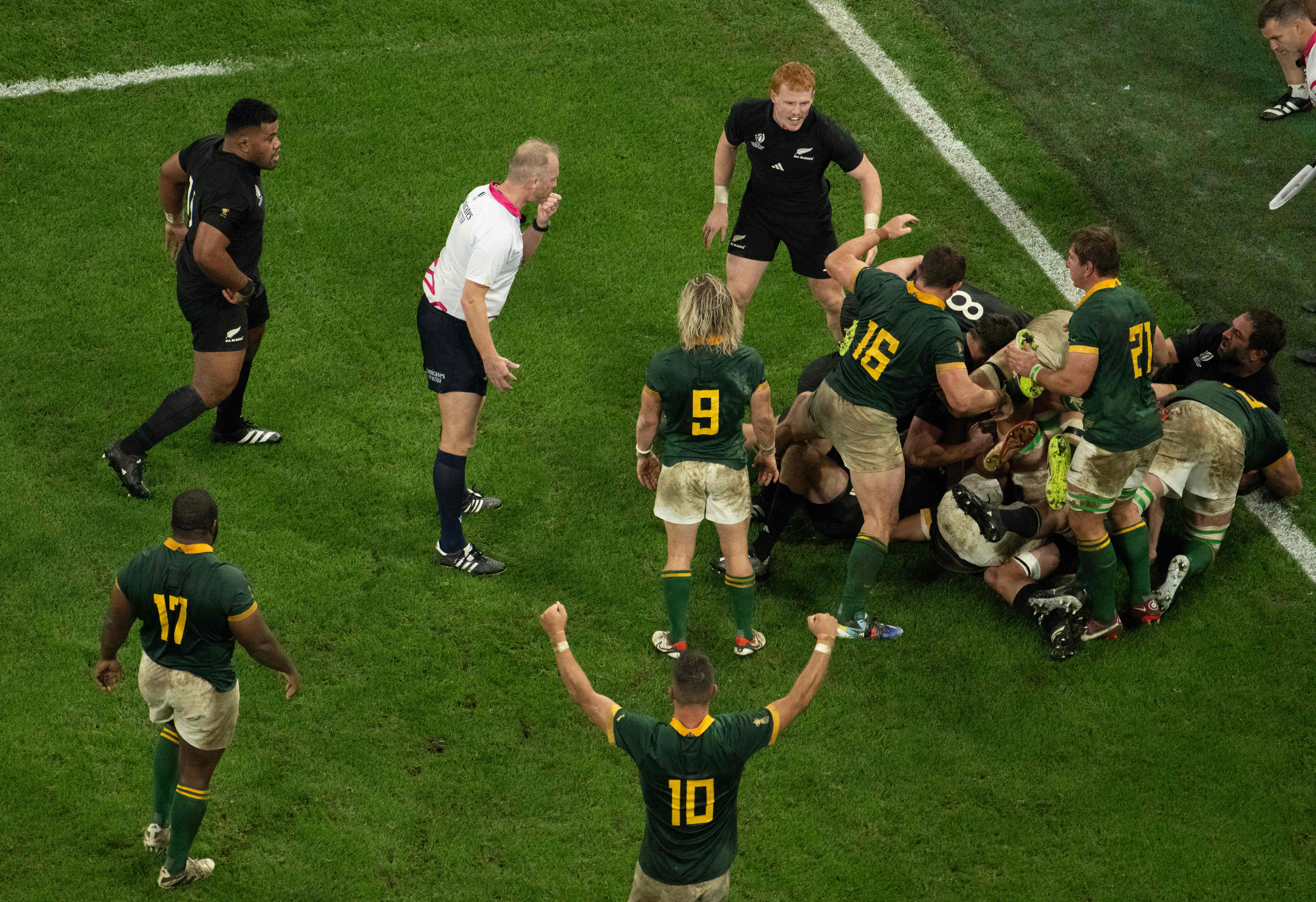 South Africa beat New Zealand in the 2023 Rugby World Cup final