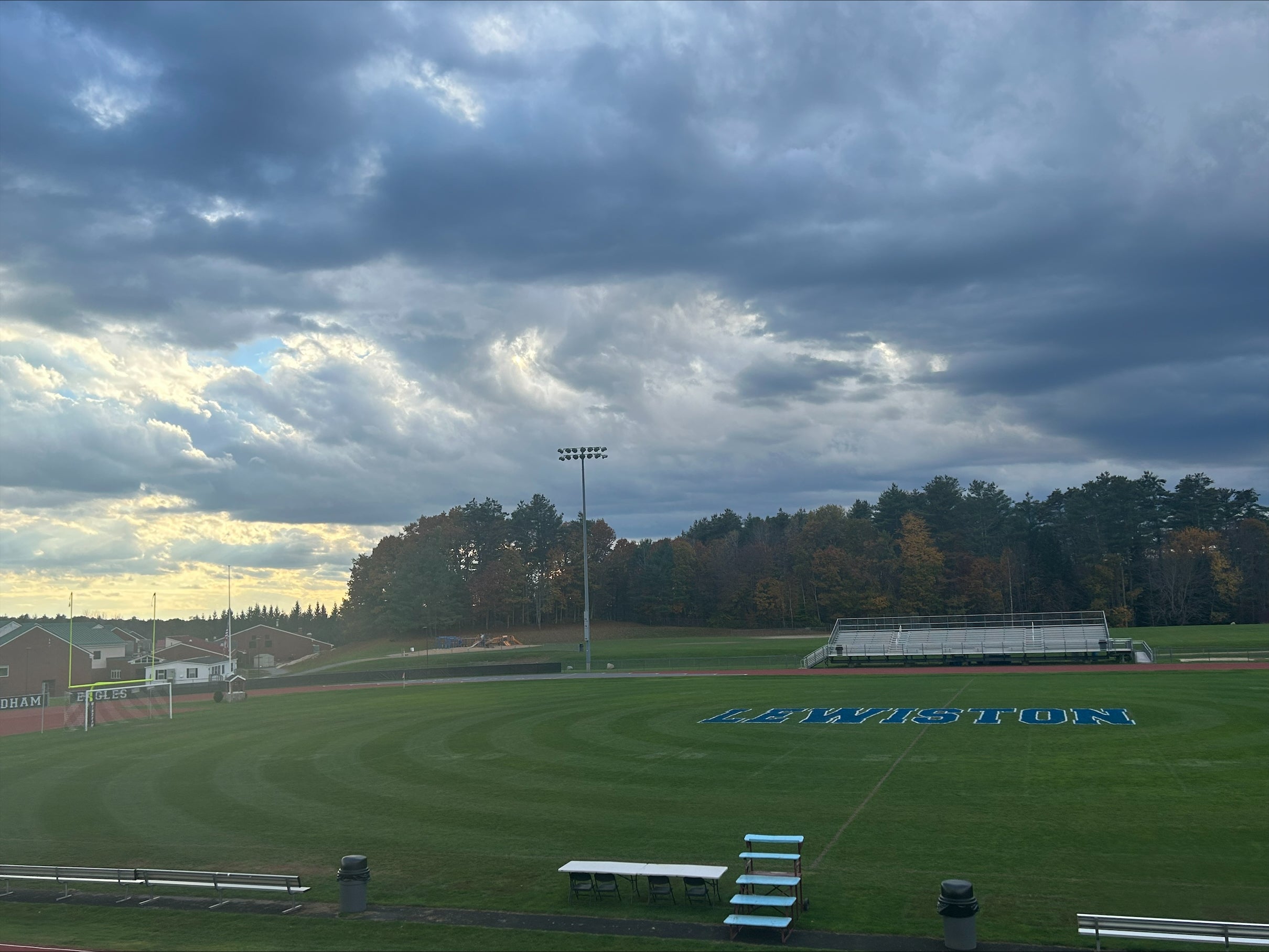 Communities throughout Maine were rallying to support Lewiston, equally shocked that a mass shooting had been brought to the doorstep of the quiet state; 30 miles away in Windham, the high school, painted its field in Lewiston colors and at least one restaurant was offering free meals to first responders