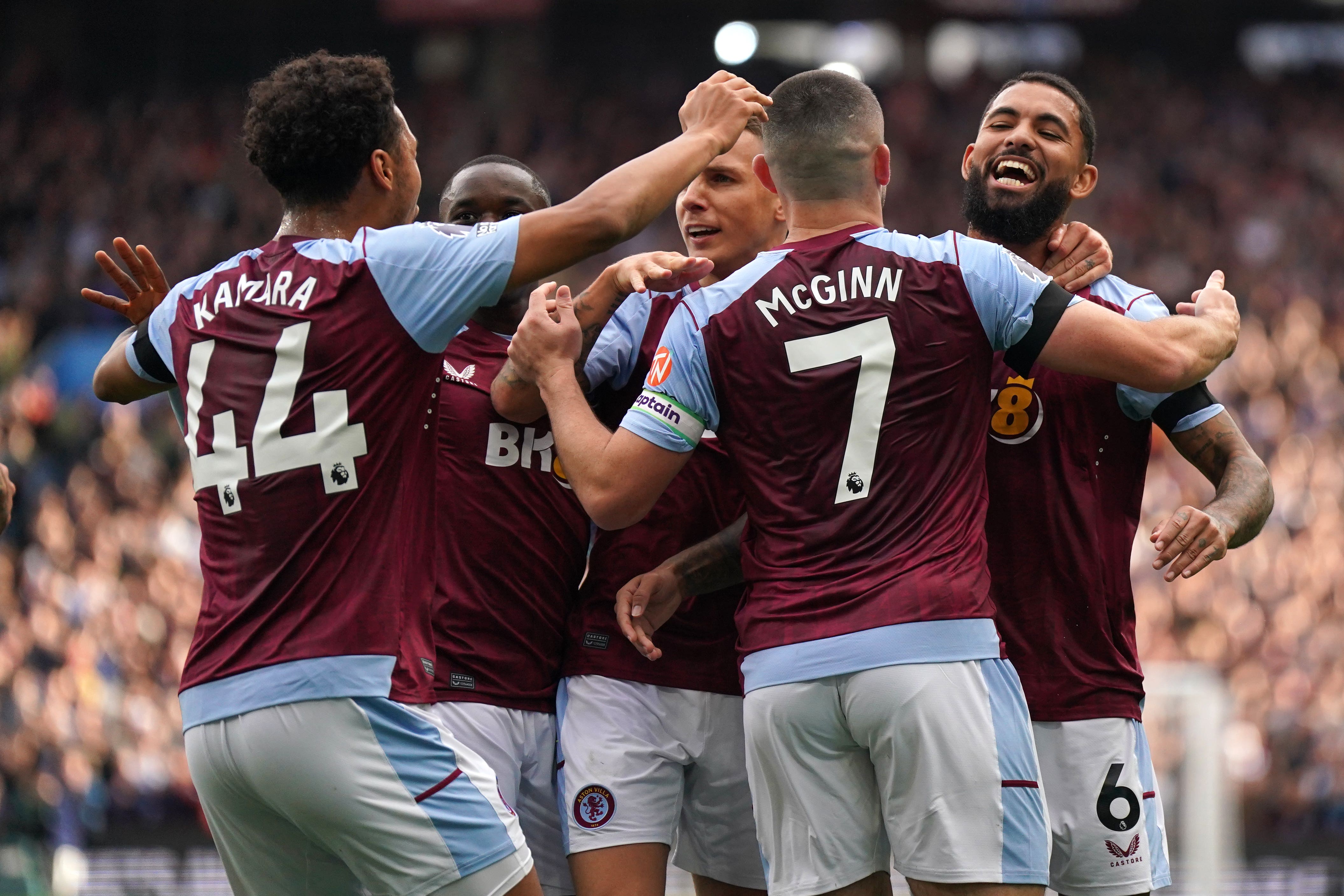 Villa cruised past Luton to register a 12th straight Premier League home victory (Jacob King/PA)