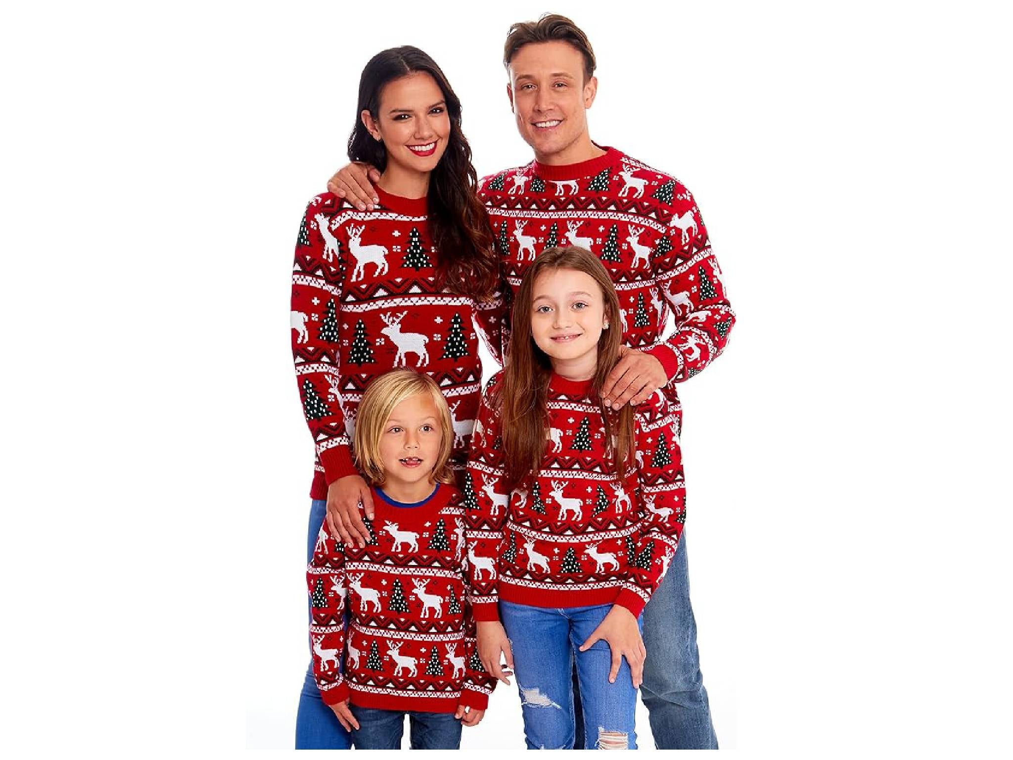 New Camp Ltd family novelty Christmas jumper