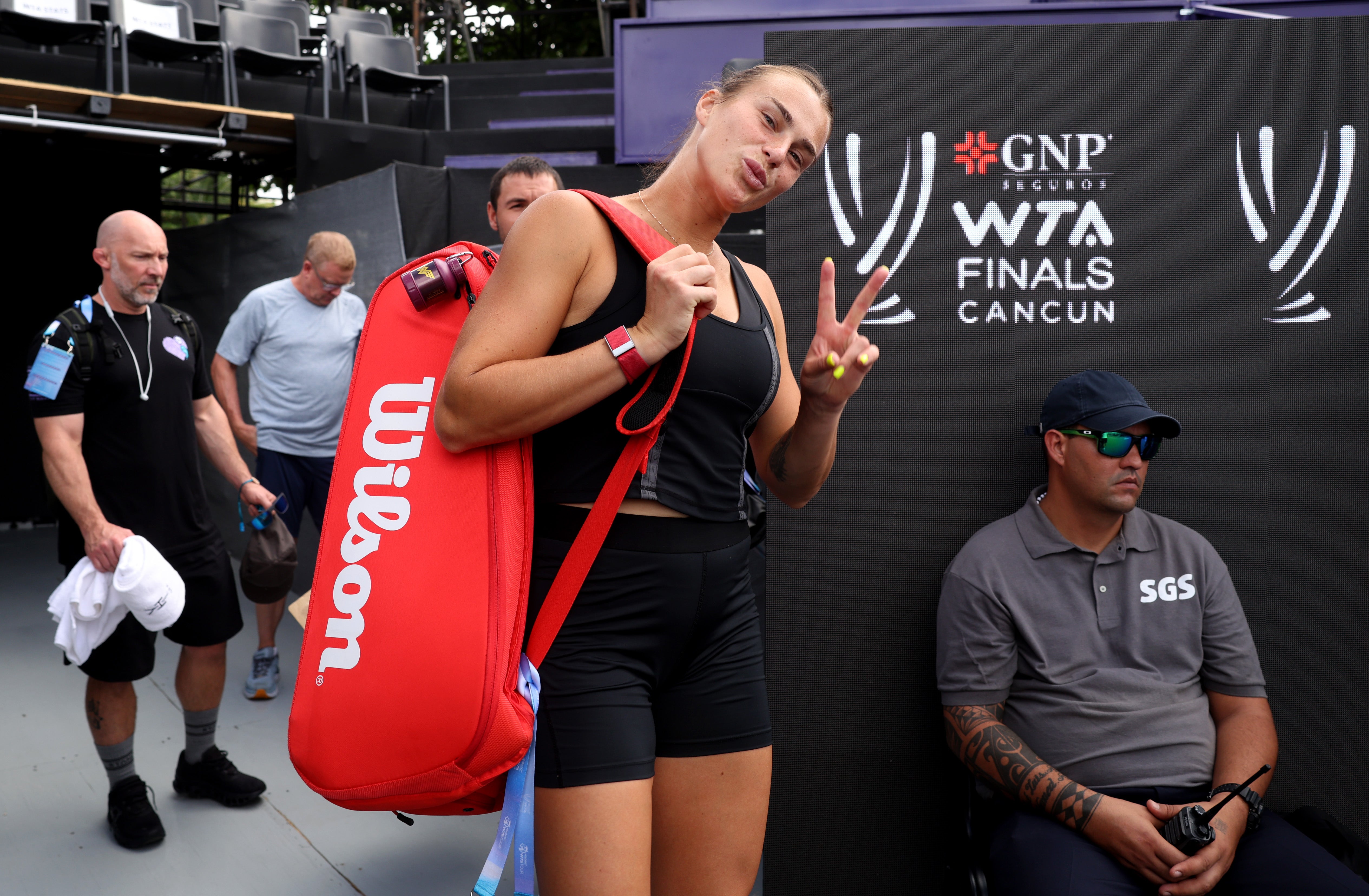 Sabalenka reached all four grand slam semi-finals this season