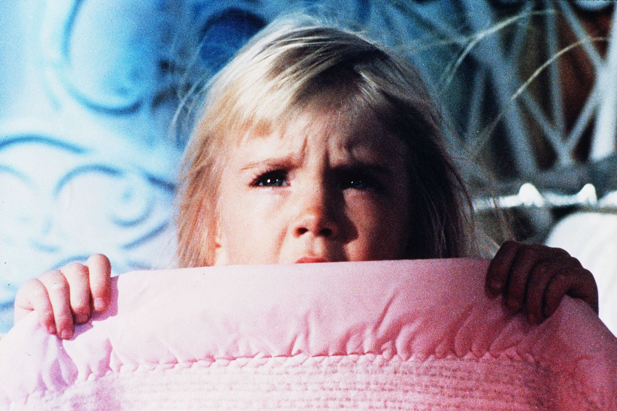 Cherubic-cheeked Heather O’Rourke as Carol Anne