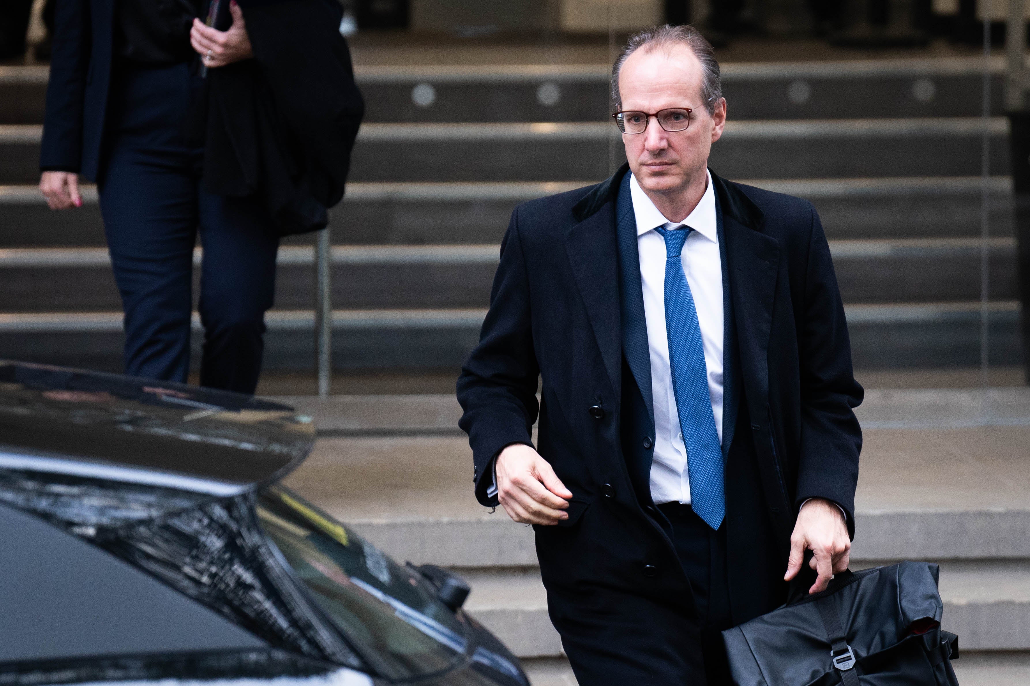 Martin Reynolds, former principal private secretary to former Prime Minister Boris Johnson leaves the UK Covid-19 Inquiry (James Manning/PA Wire)