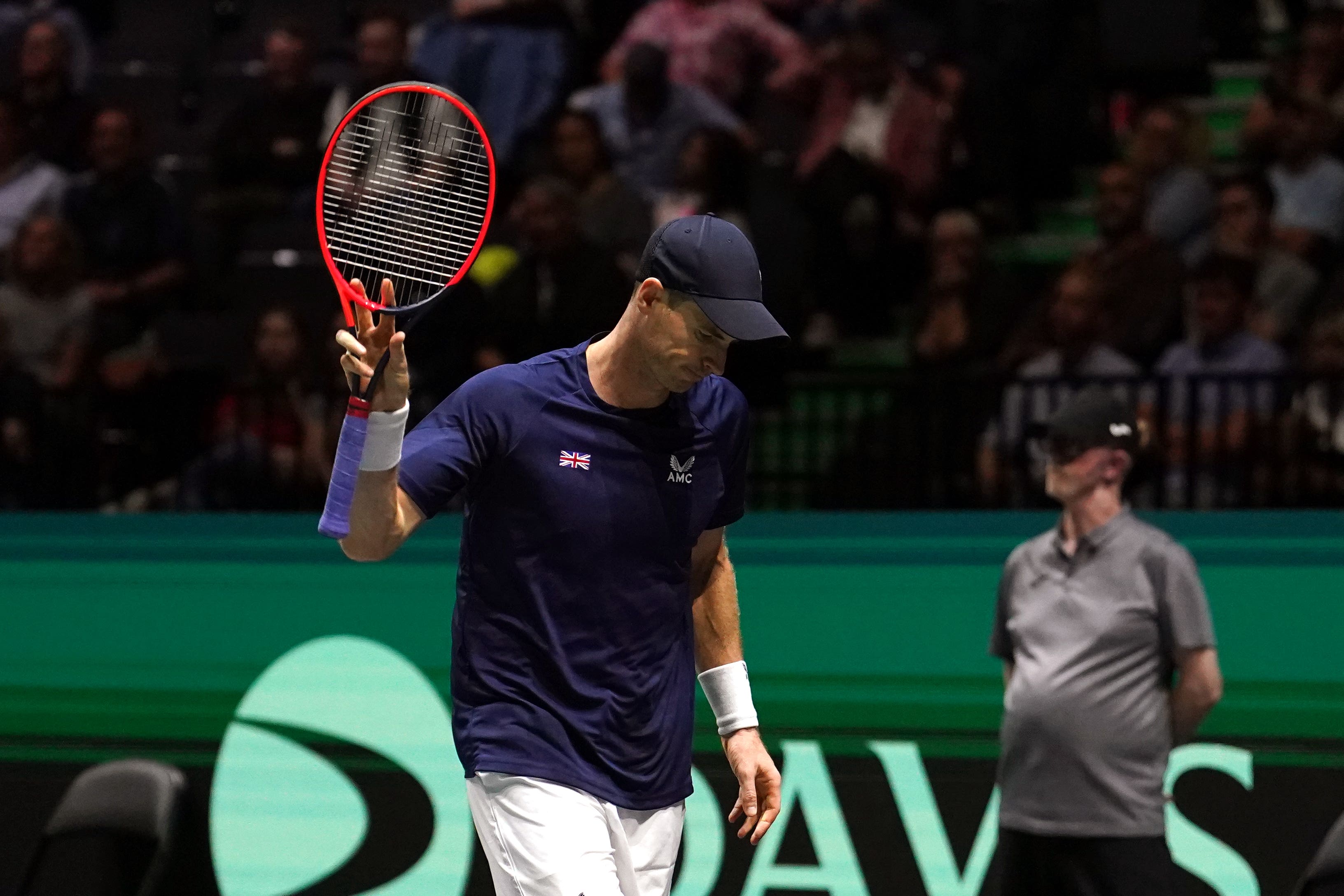 Andy Murray let his frustration get the better of him in another gut-wrenching defeat (Martin Rickett/PA)