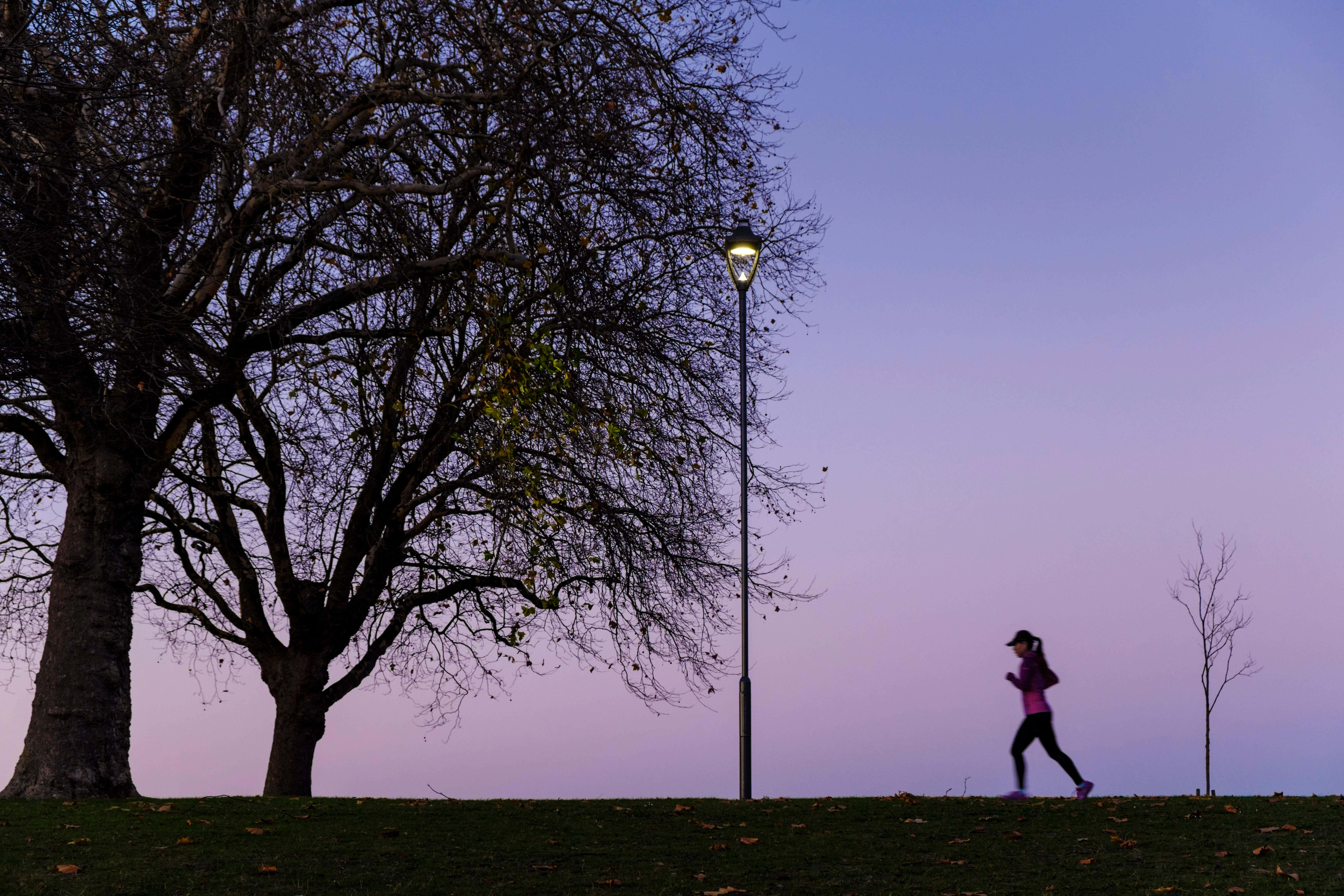 Almost two thirds of women surveyed are concerned about the risk of sexual harassment or intimidation when being active as the nights draw in, campaigners said (File image/Alamy/PA)