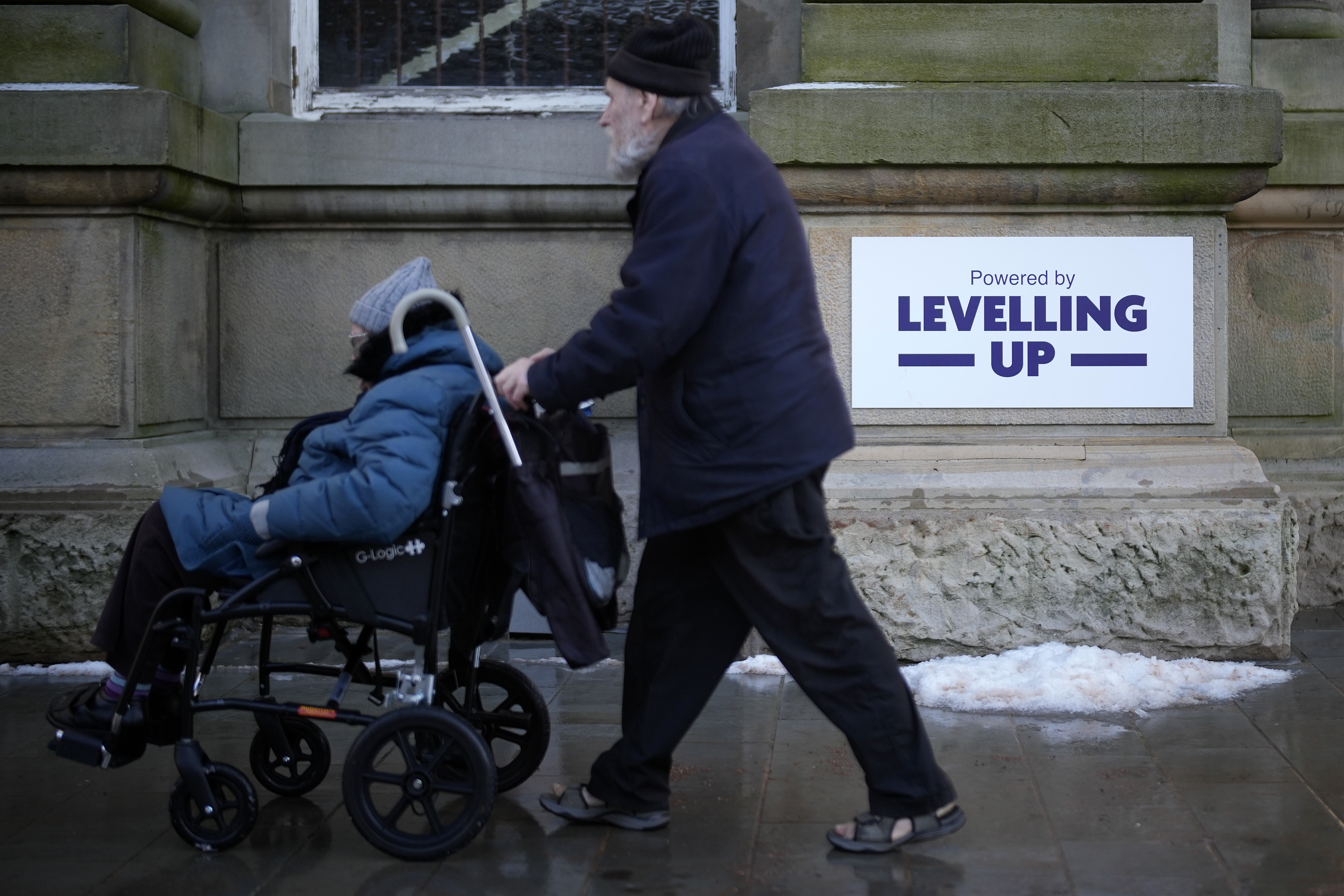 Two years on from the first round of levelling up awards only around 15% of the money has been spent (Christopher Furlong/PA)