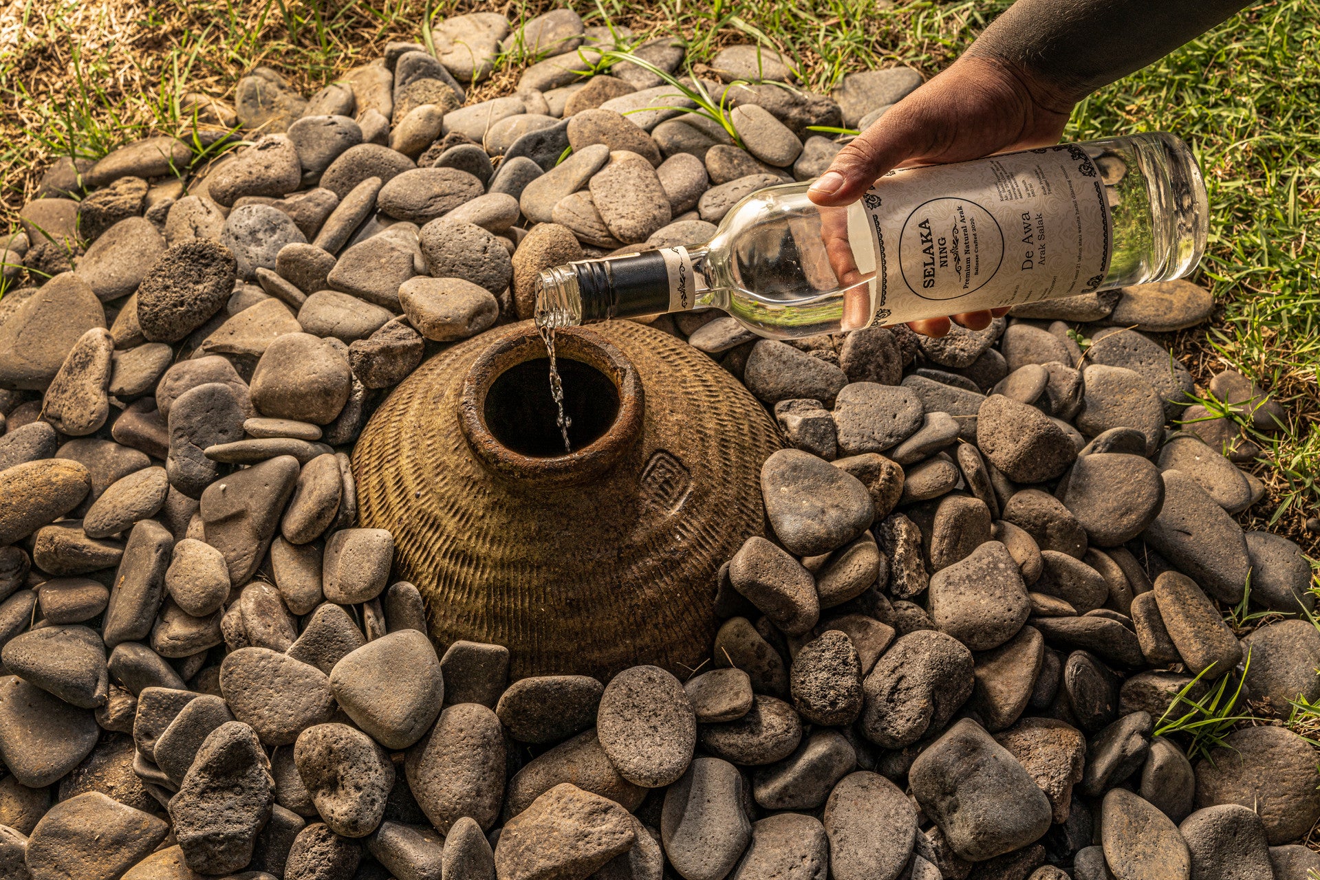 Traditionally the Balinese liqueur is made from coconut palm flowers or rice