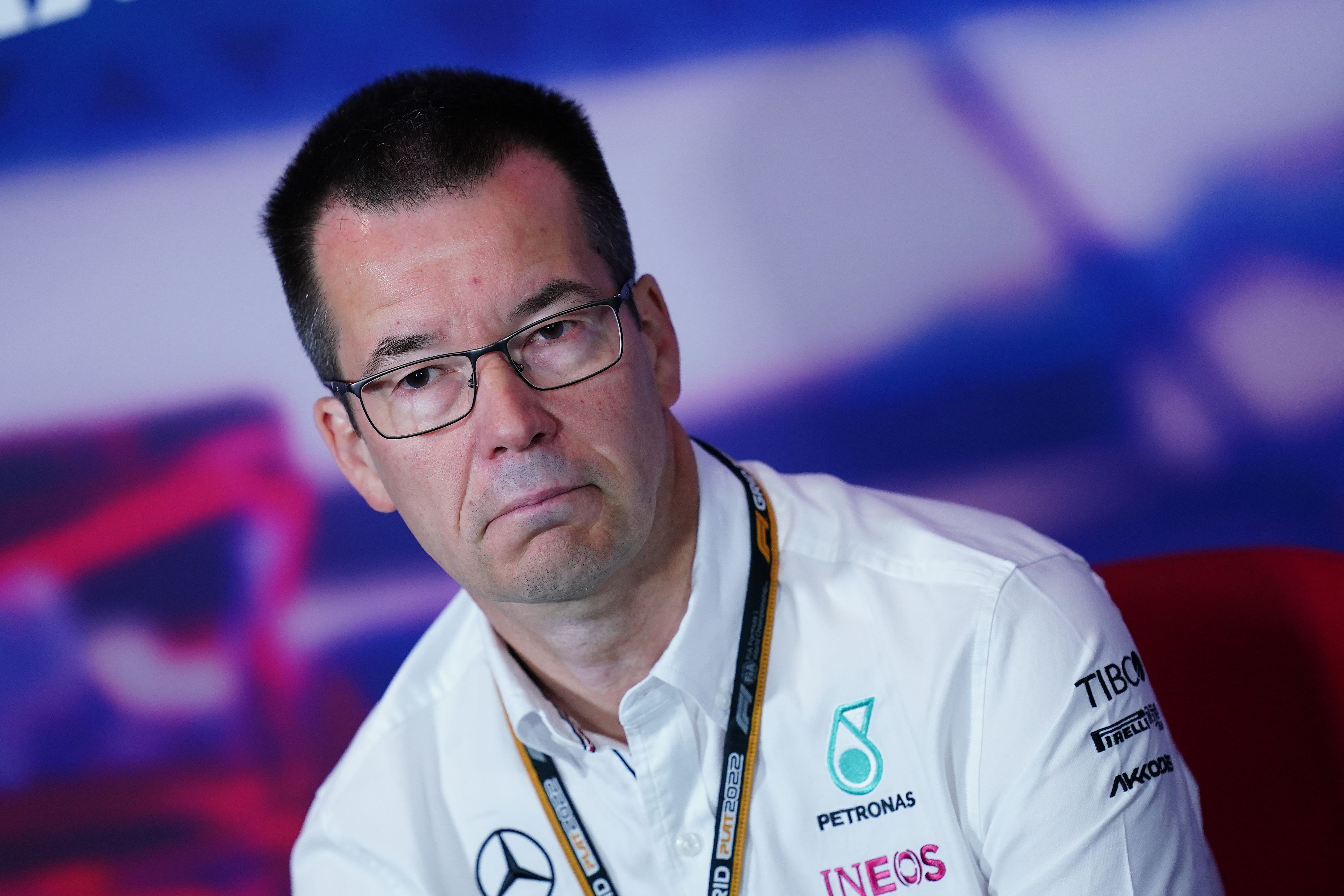 Mike Elliott is leaving Mercedes (David Davies/PA)