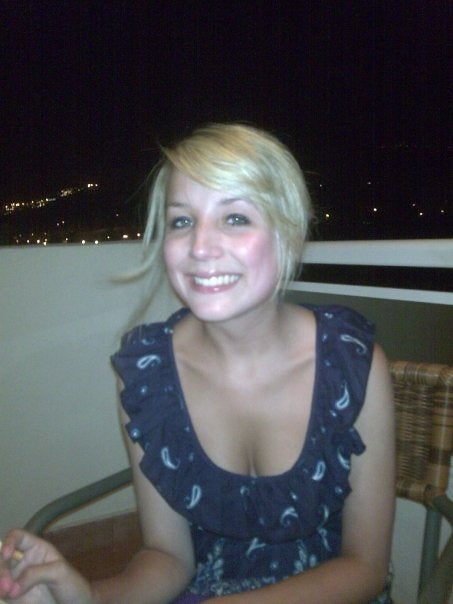 Jessie Thompson aged 17 in Tenerife