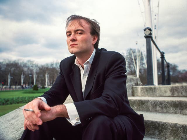 <p>Dominic Cummings when he was campaign director at Business for Sterling in 2001 </p>