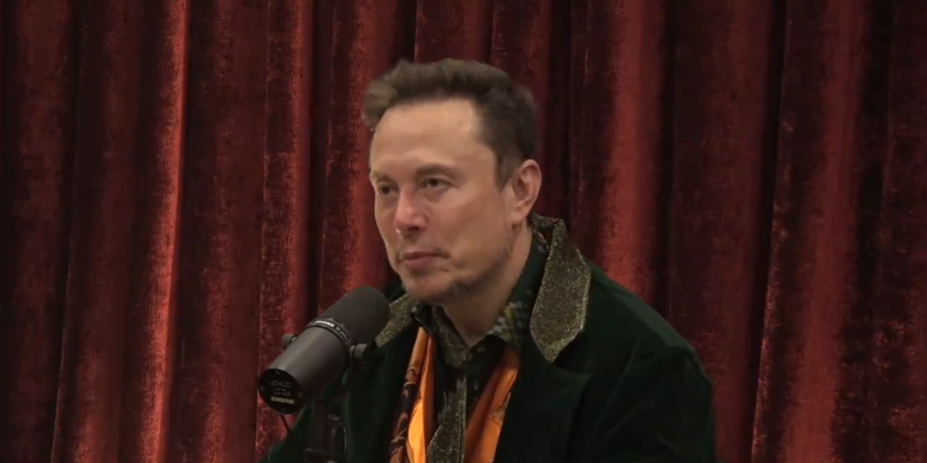 Elon Musk on the podcast on Tuesday