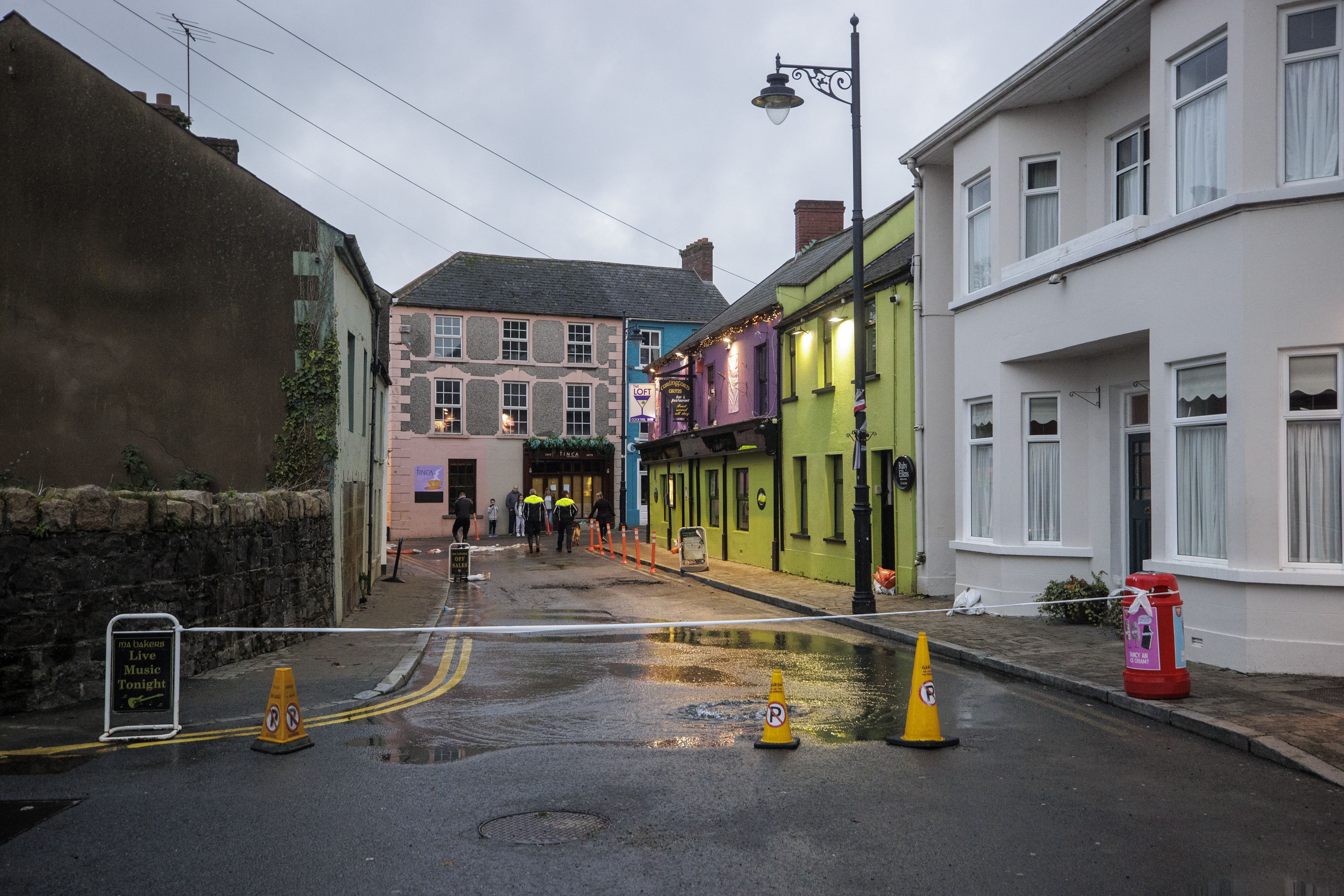 Flooding hit Carlingford and other parts of north Louth on Tuesday (PA)