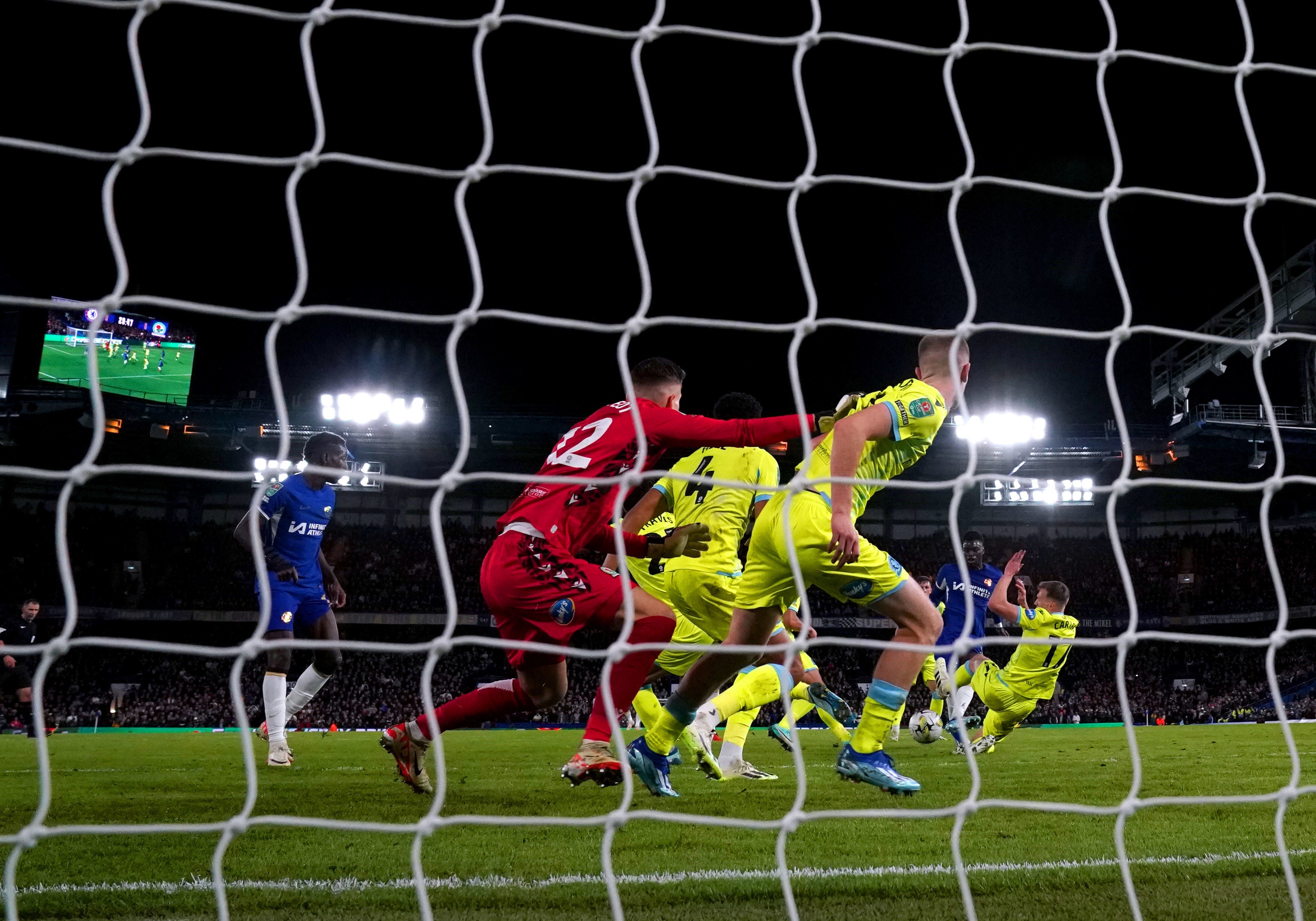 Badiashile nodded home the opener on his return to the Chelsea side