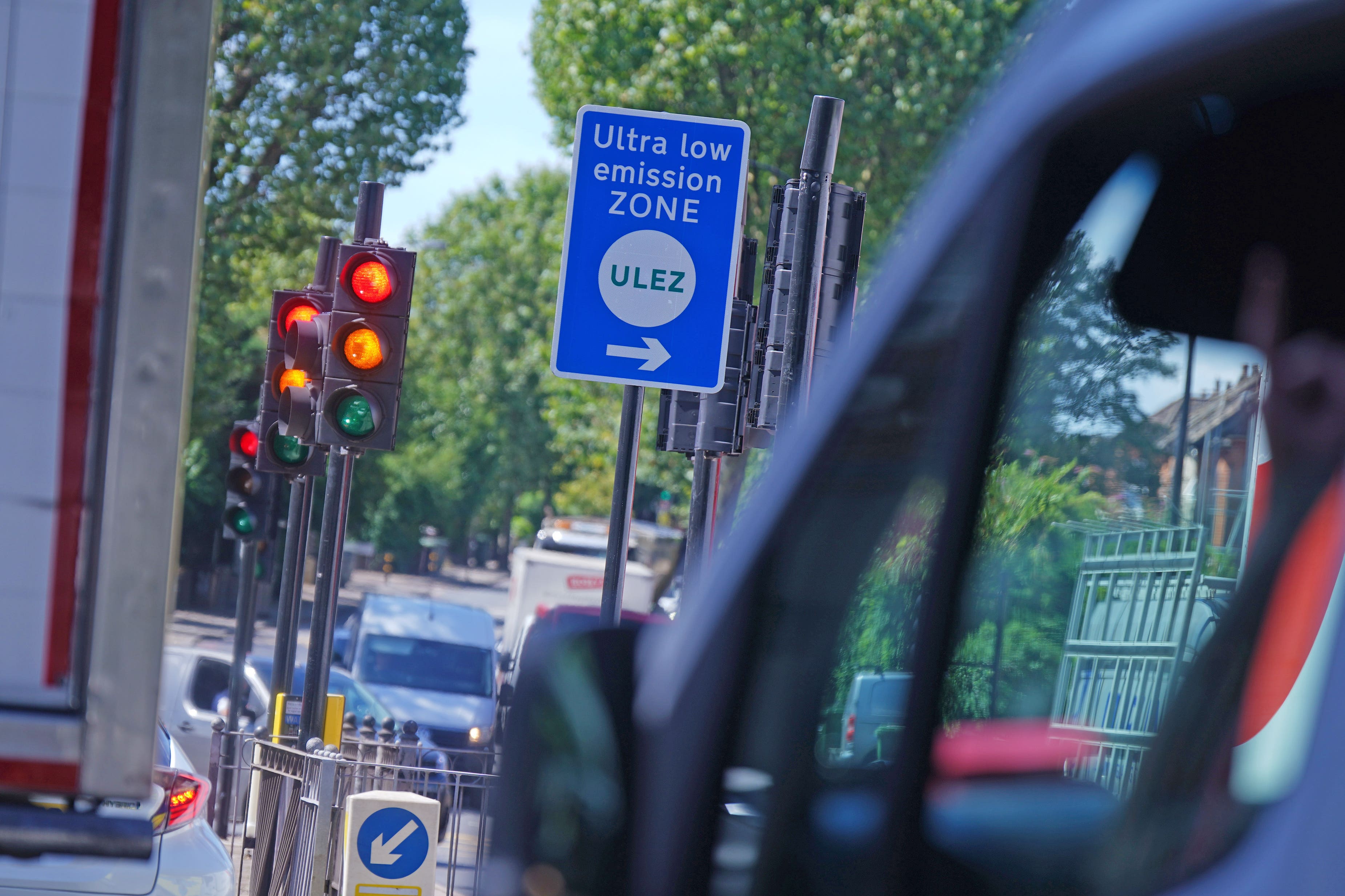 Research suggests the low emission zone contributed to an 8% decrease in respiratory issues (Yui Mok/PA)