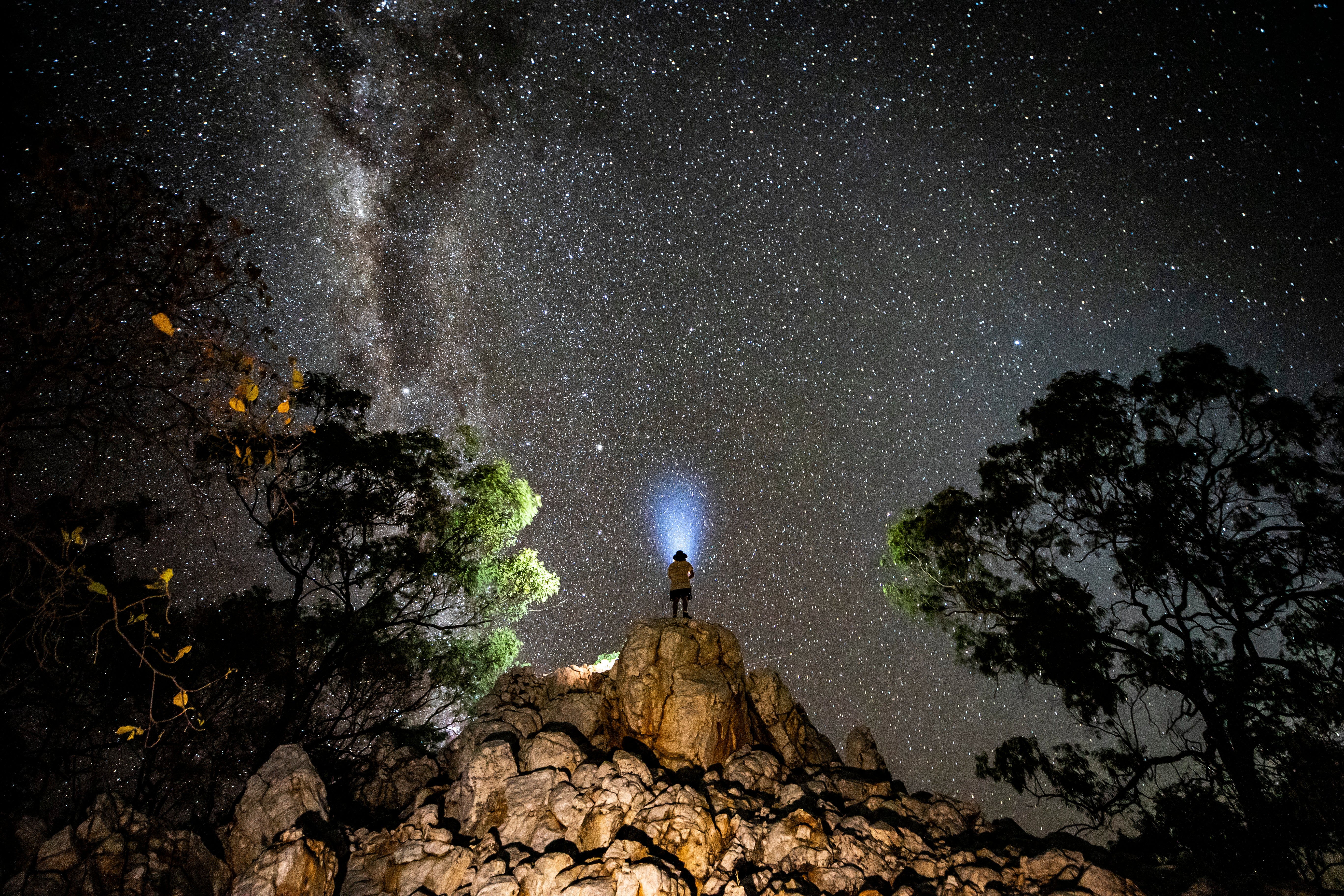 It doesn’t get much more multi-sensory than stargazing among the rugged landscapes of Queensland
