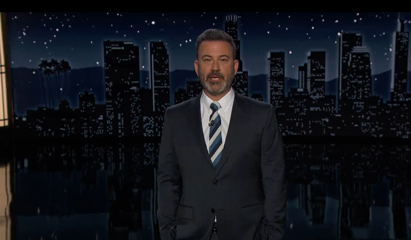 Kimmel made jabs at Trump Jr.’s intelligence, calling him the “tiny Soprano”