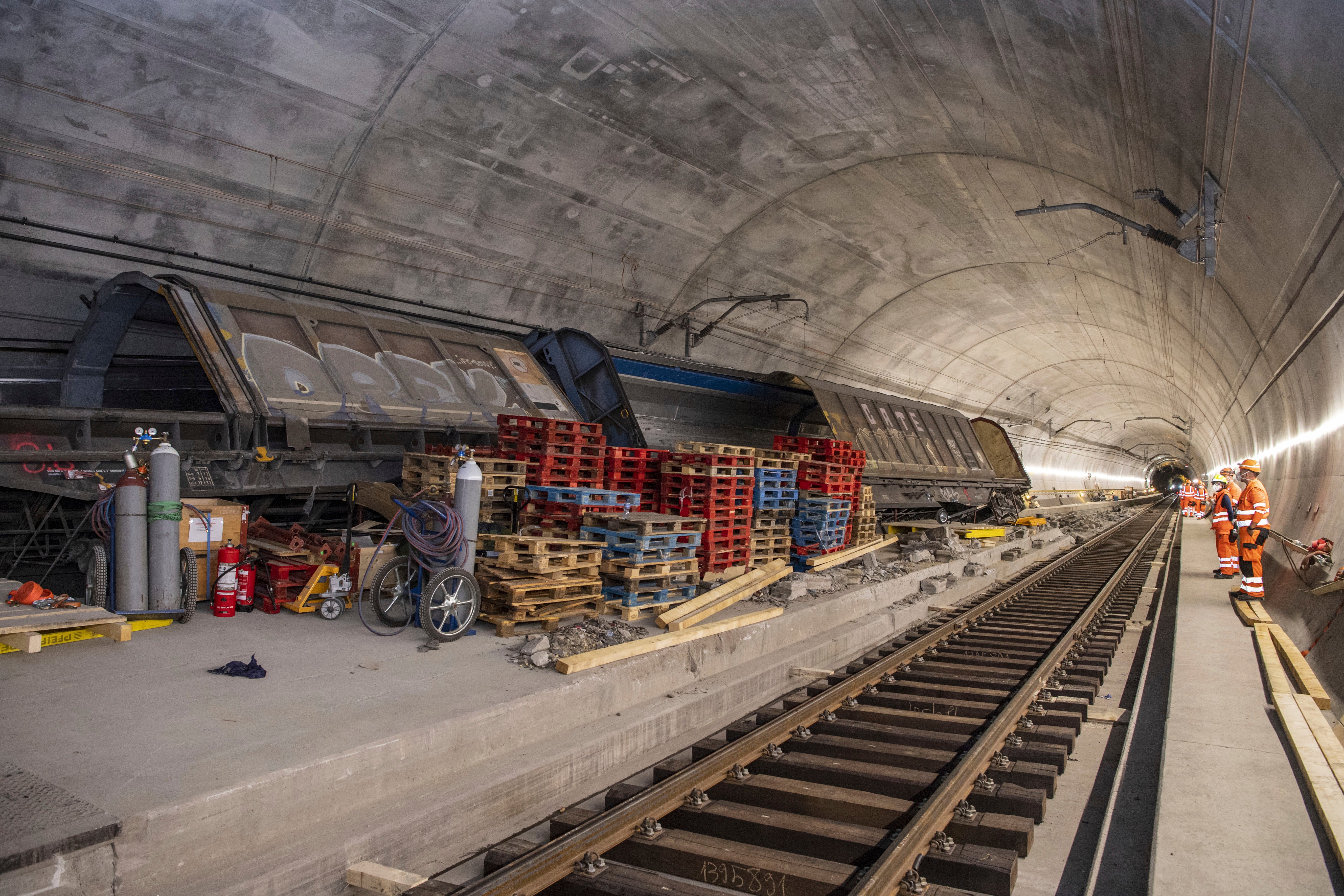 Switzerland Rail Tunnel