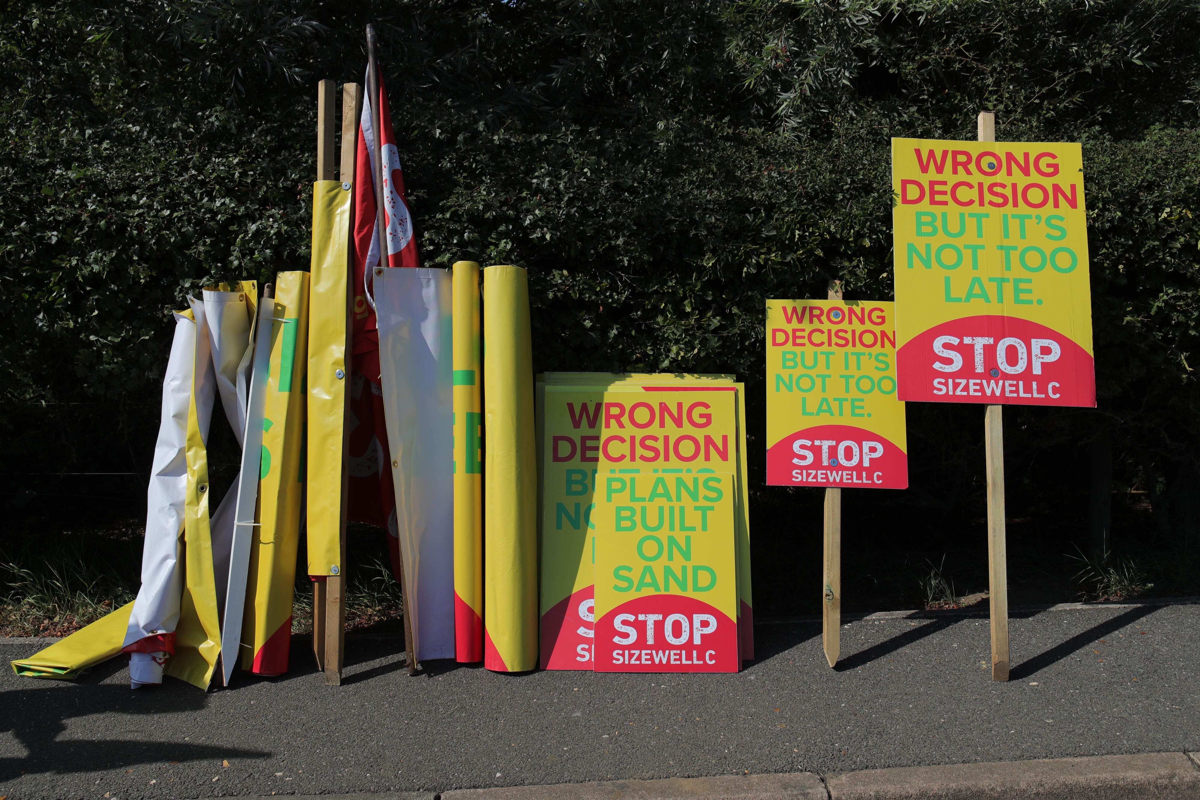 Campaigners lost a High Court fight over the nuclear plant in June (Chris Radburn/PA)