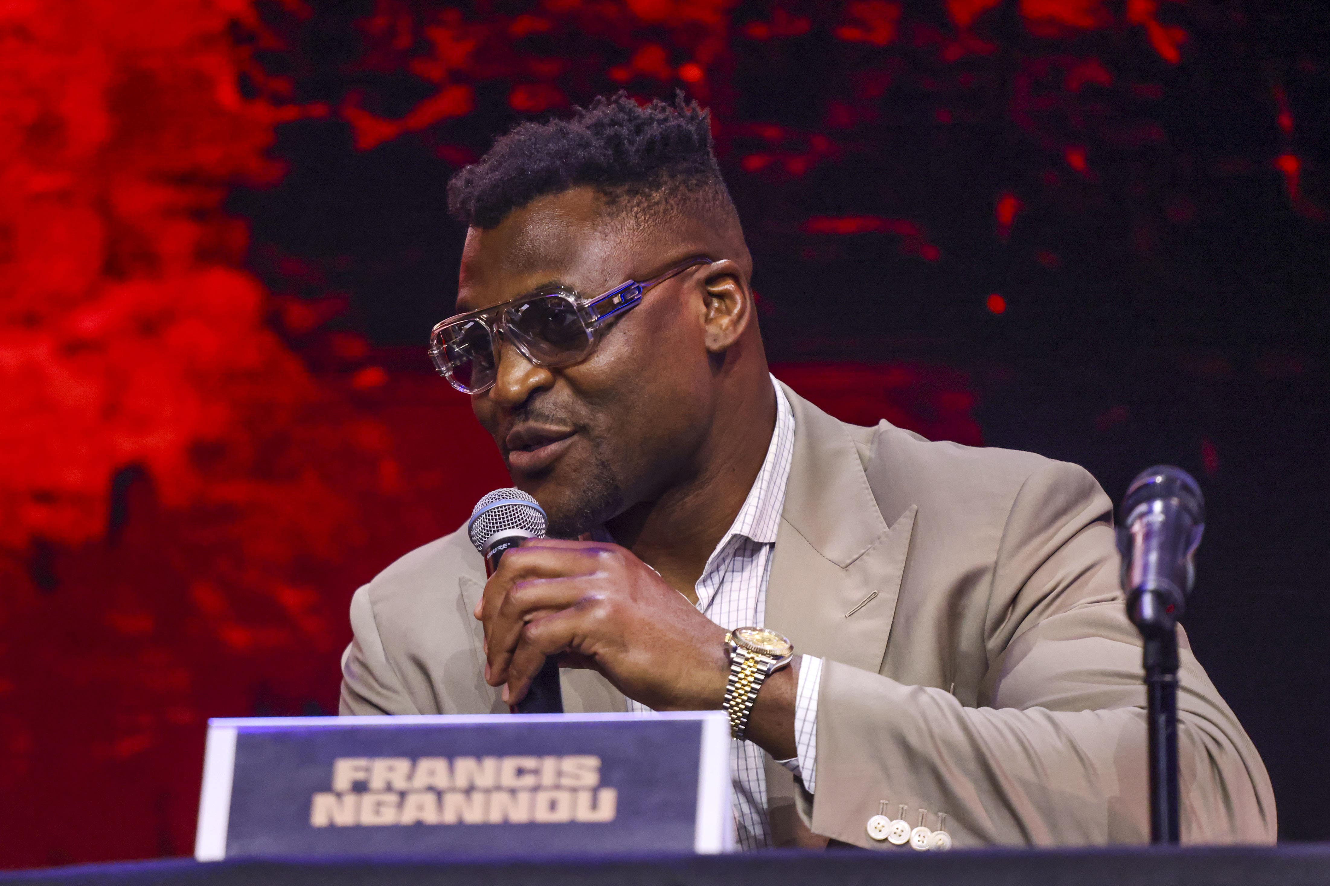 Hearn is looking at Francis Ngannou as a future opponent for Anthony Joshua (Belinda Jiao/PA)