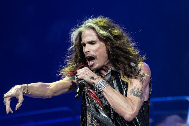 <p>Steven Tyler of Aerosmith</p>