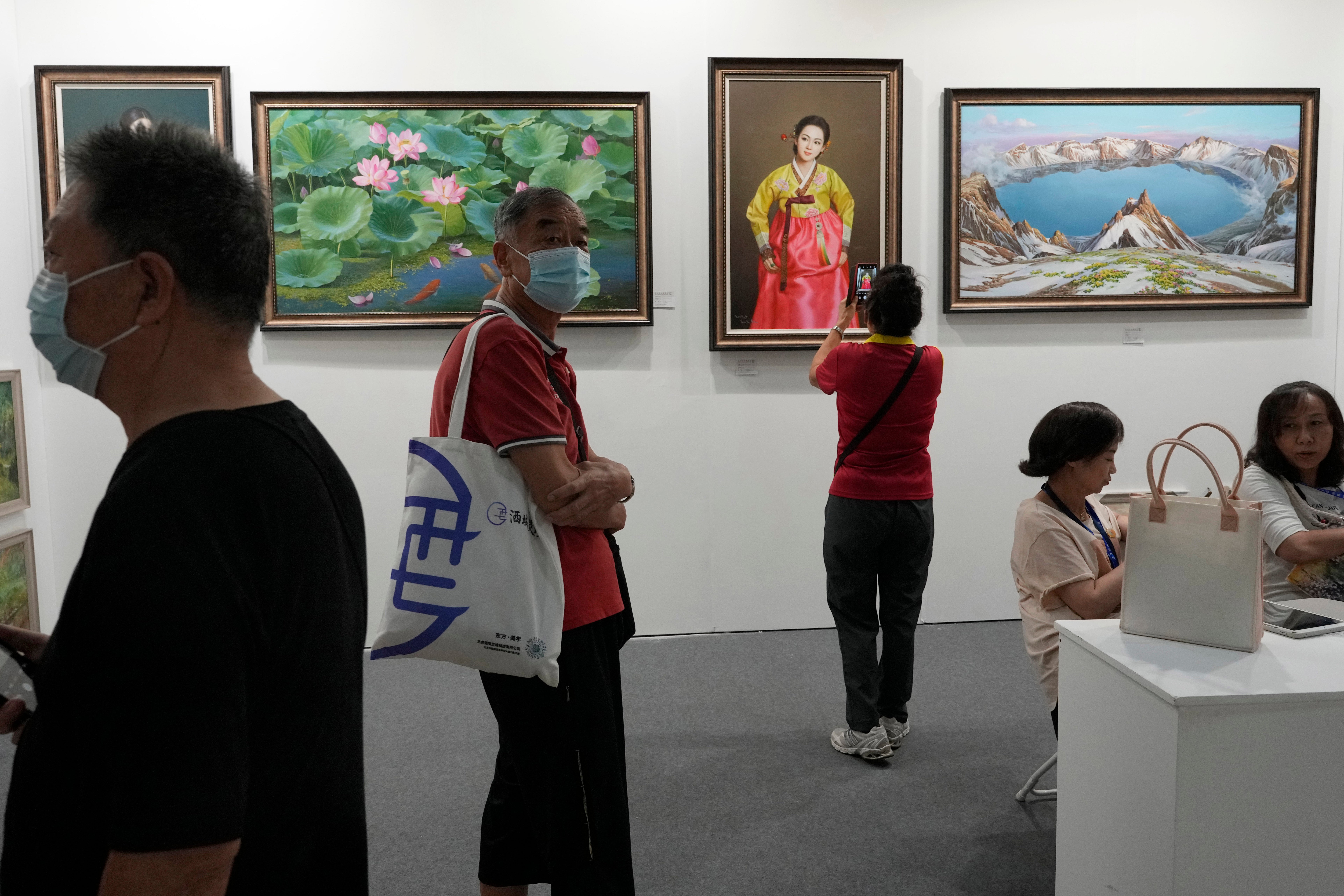 China North Korean Art