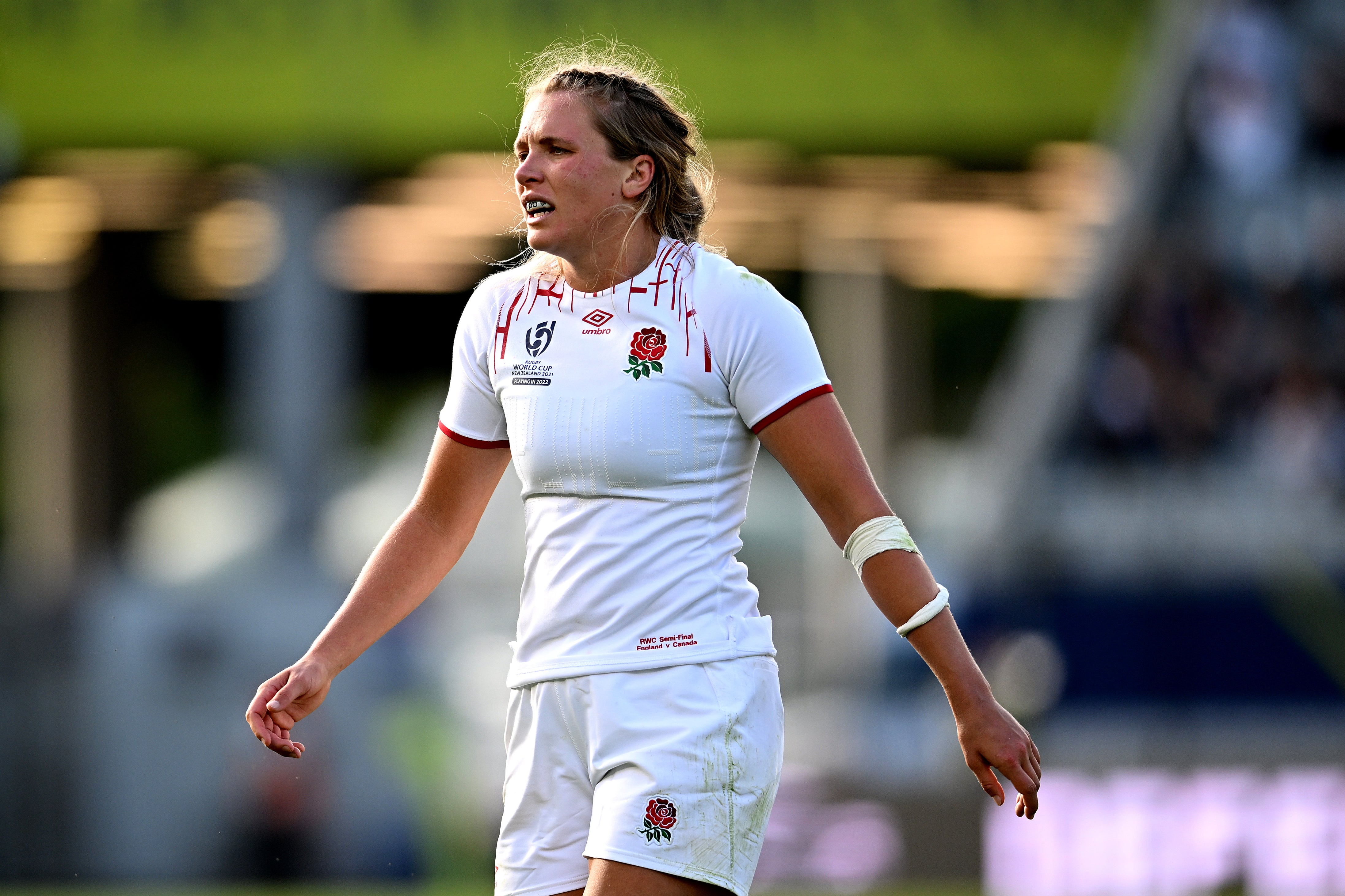 Zoe Aldcroft is part of the England side that take on New Zealand in a World Cup final rematch in Auckland