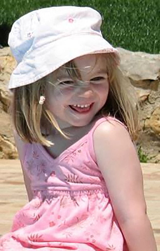 Madeleine McCann on holiday in Portugal just before she disappeared