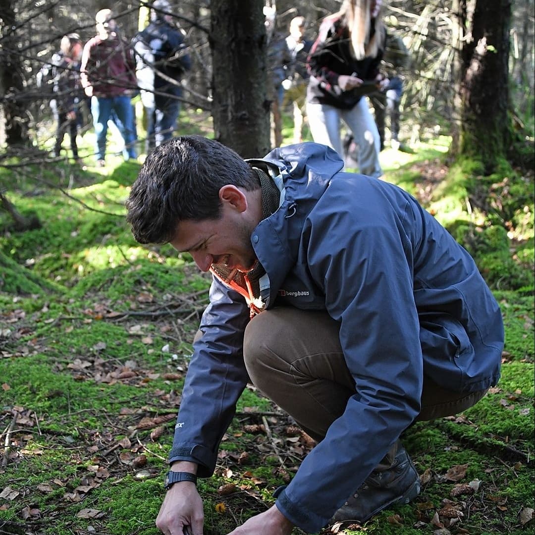 James Wood teachers people how to forage safely and sustainably