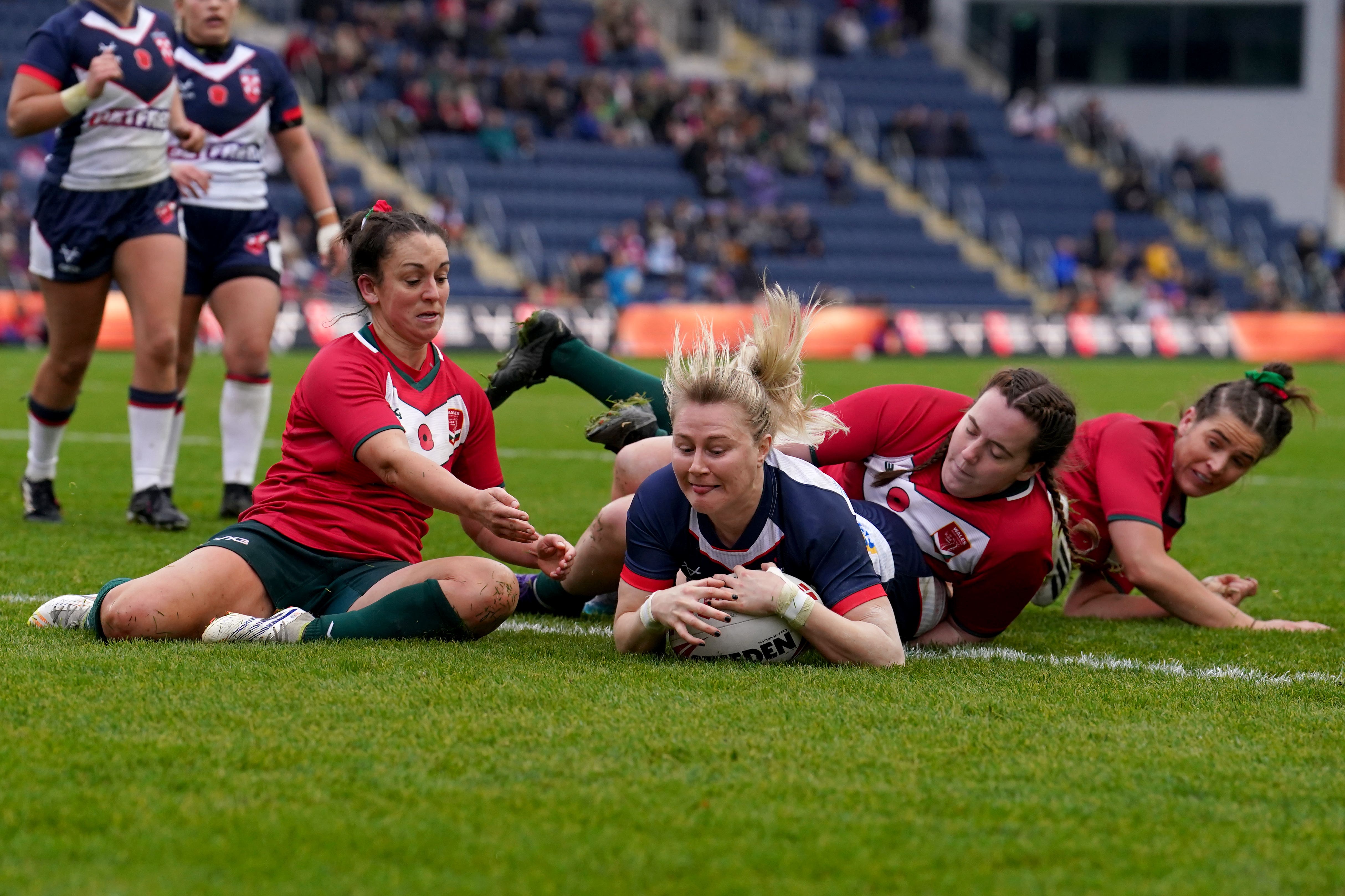 England scored 11 tries in their win over Wales (Martin Rickett/PA)