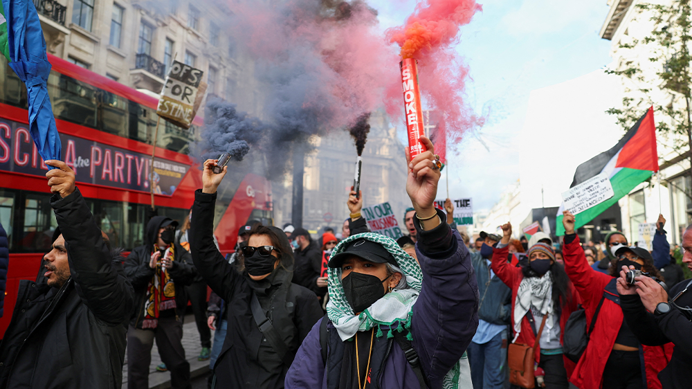 The march is planned to start at 12.45pm, long after a two-minute silence is observed