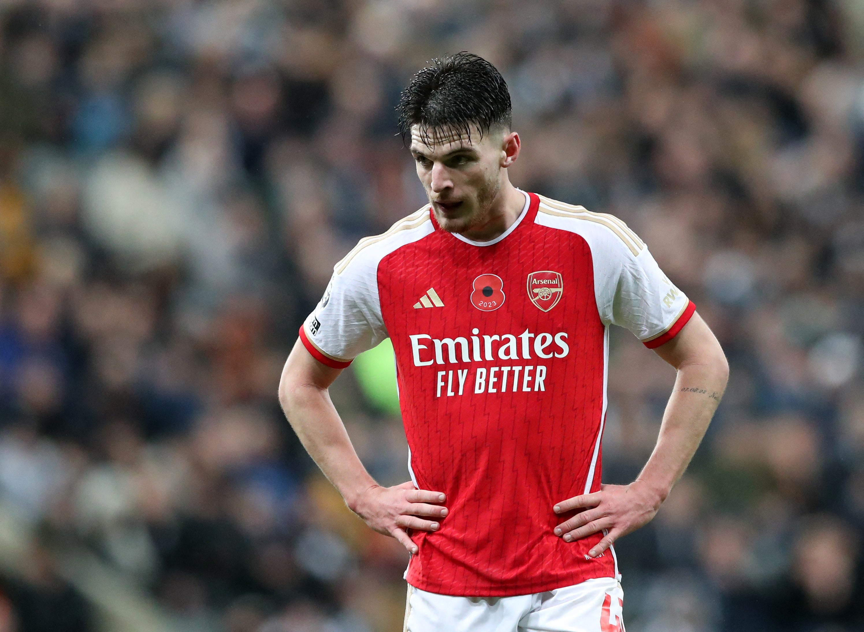 Declan Rice was Arsenal’s best performer but too many of Mikel Arteta’s side went missing