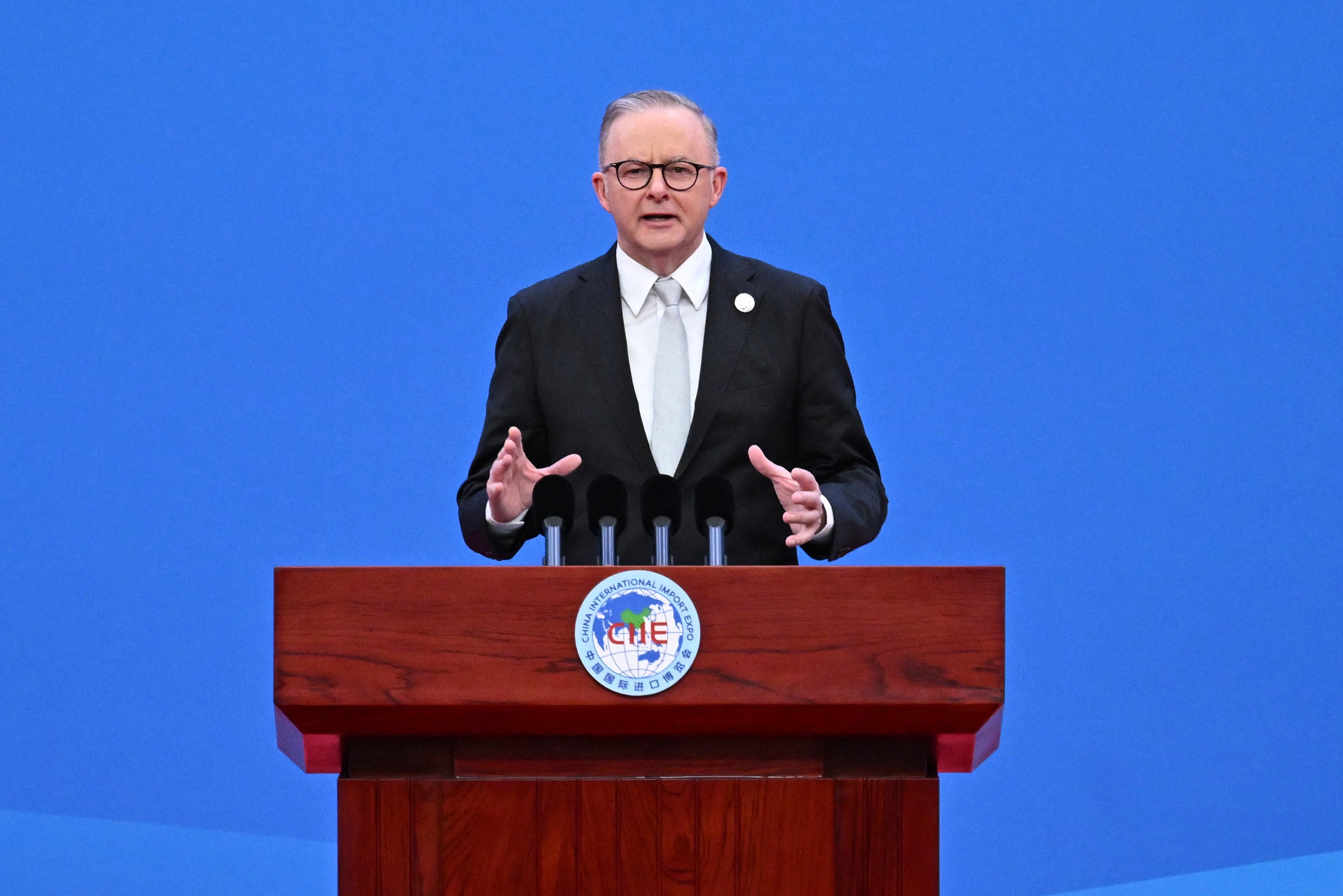 China Australia Albanese