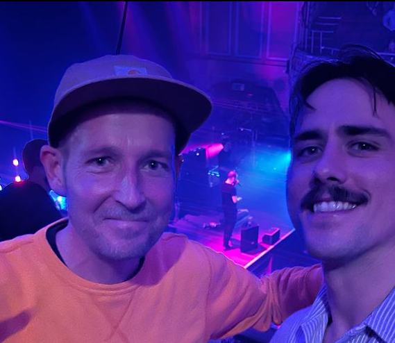 <p>Jonnie Irwin at The Streets gig in Newcastle</p>